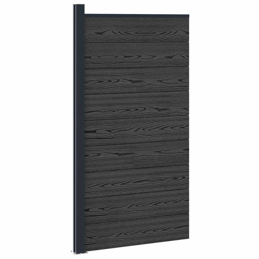 Hekpaneel WPC en Aluminium Zwart is nu te koop bij PeponiXL, paradijselijk wonen!