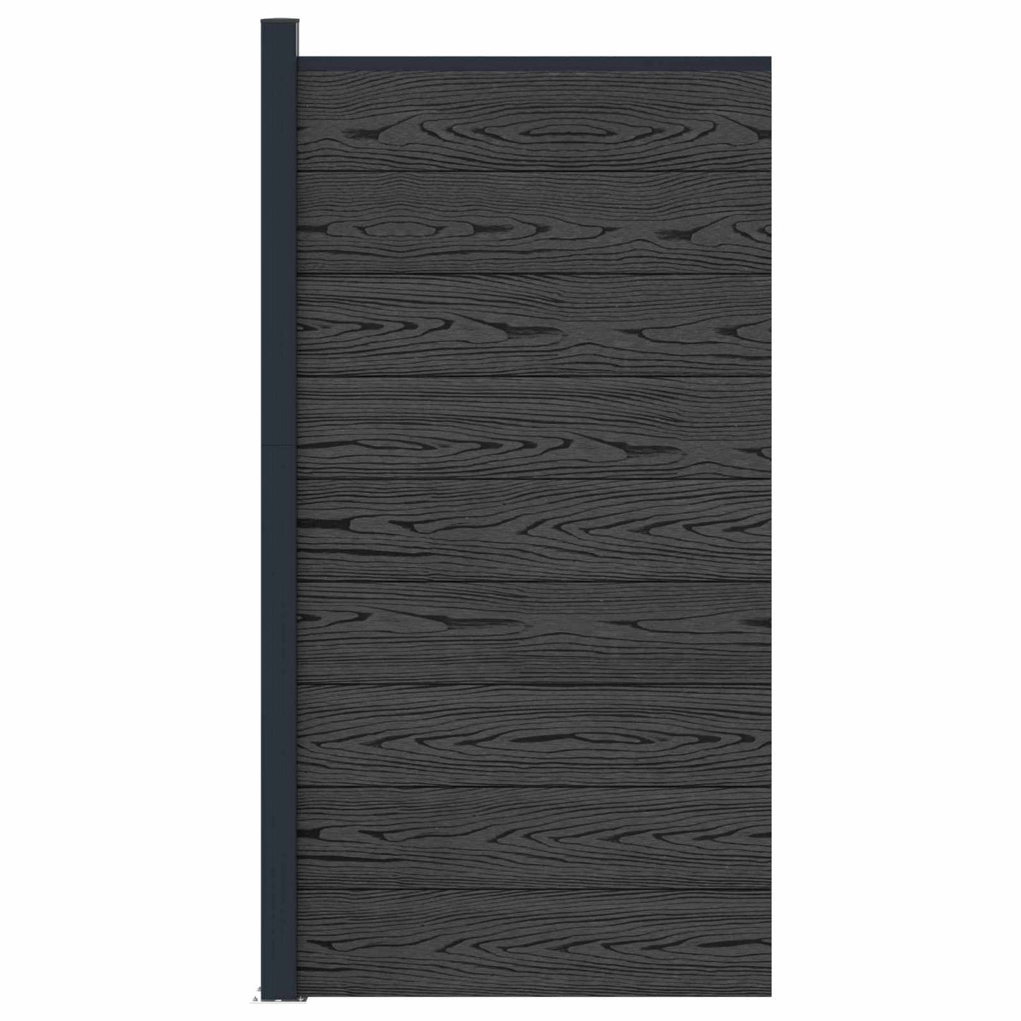 Hekpaneel WPC en Aluminium Zwart is nu te koop bij PeponiXL, paradijselijk wonen!