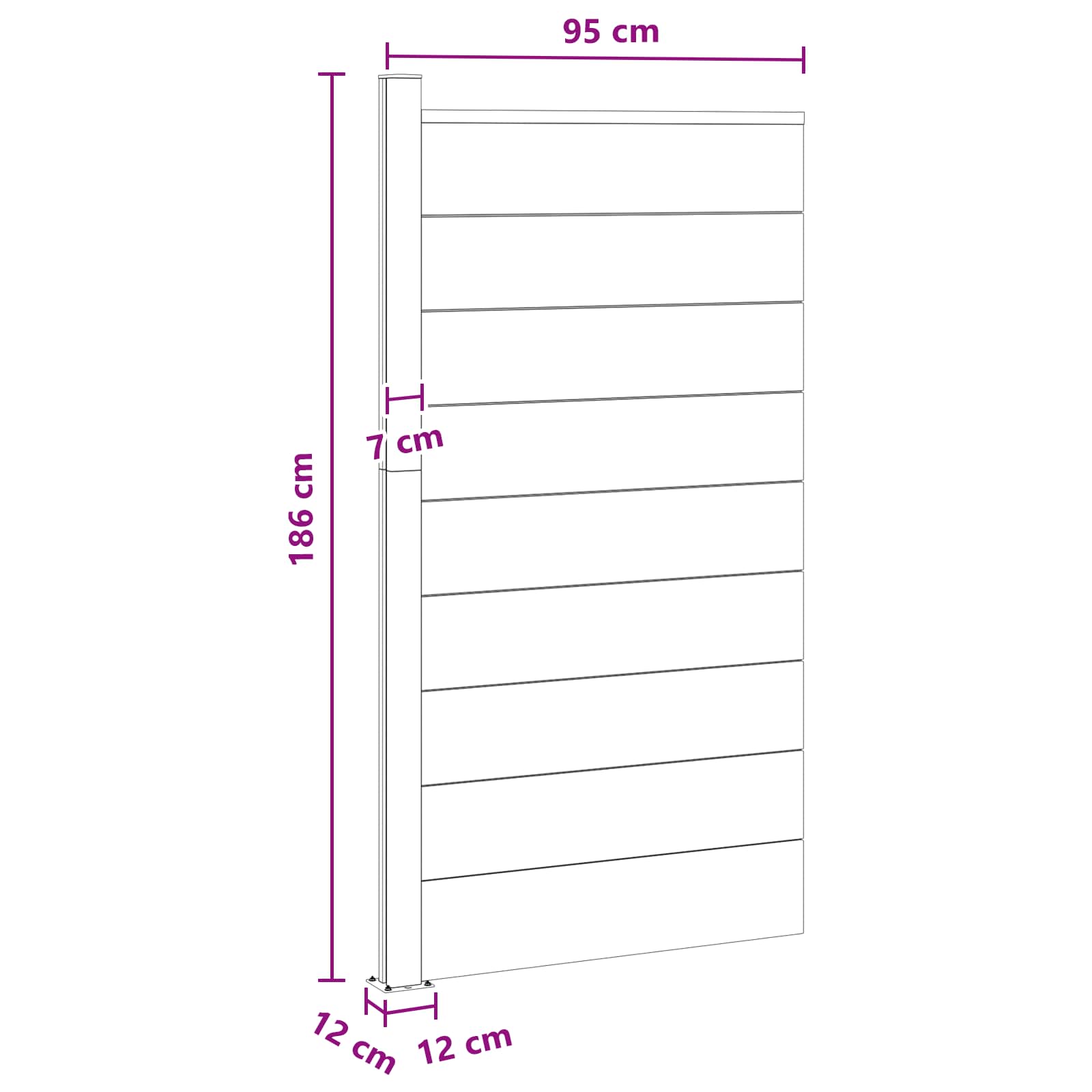 Hekpaneel WPC en Aluminium Zwart is nu te koop bij PeponiXL, paradijselijk wonen!