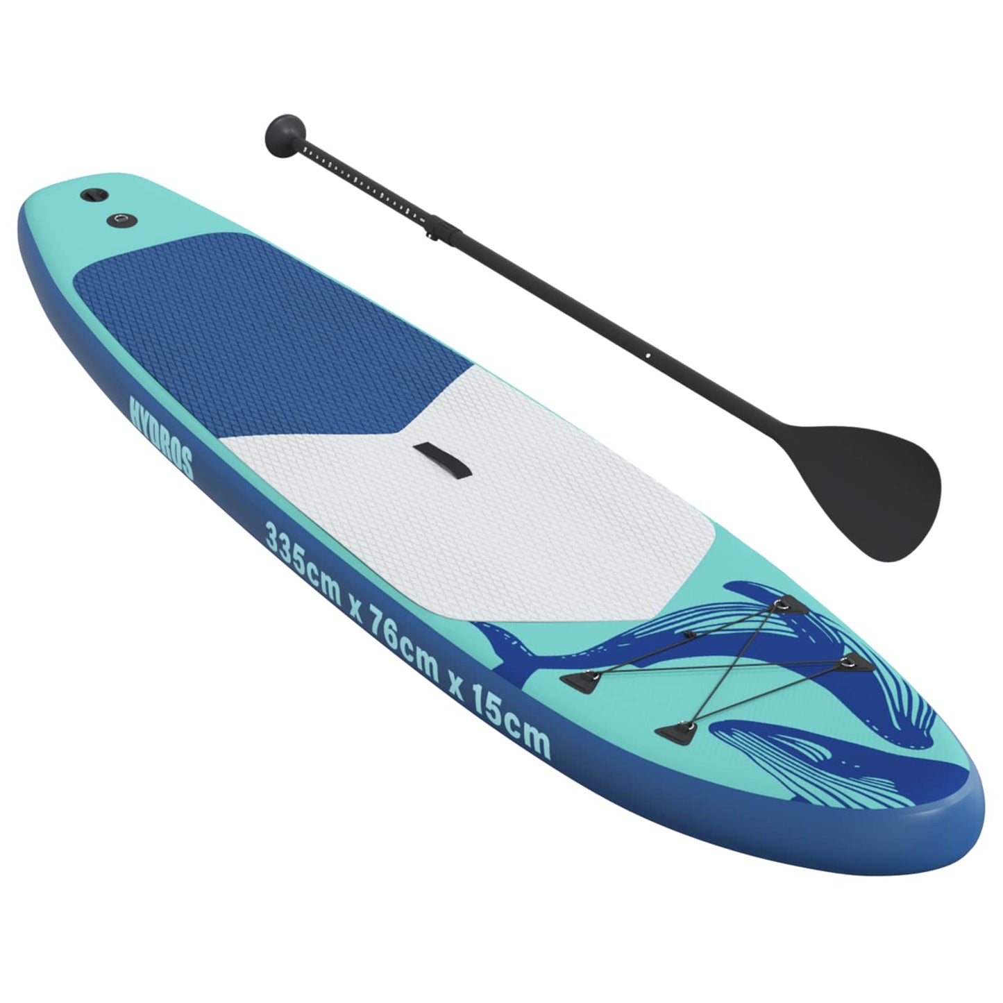 Opblaasbaar Stand Up Paddle Board HYDROS 335 x 76 x 15 cm voor is nu te koop bij PeponiXL, paradijselijk wonen!
