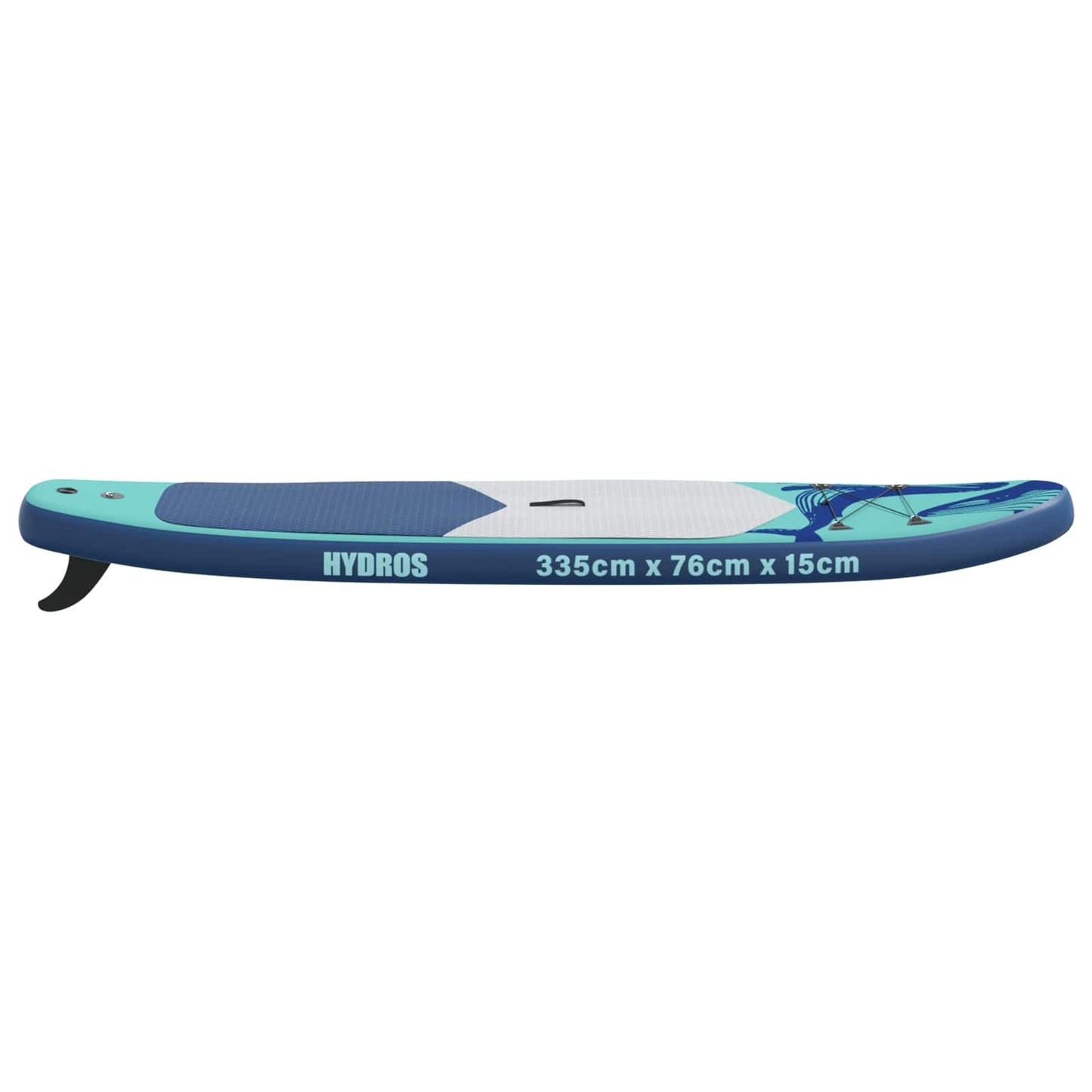 Opblaasbaar Stand Up Paddle Board HYDROS 335 x 76 x 15 cm voor is nu te koop bij PeponiXL, paradijselijk wonen!