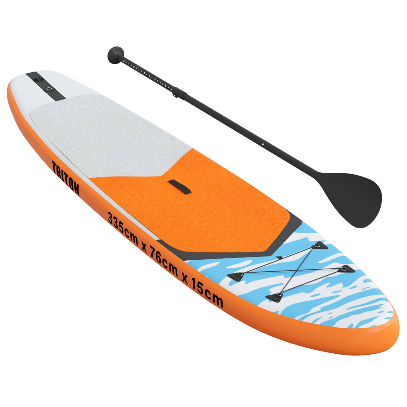 Opblaasbaar Stand Up Paddle Board TRITON 335 x 76 x 15 cm Blauw is nu te koop bij PeponiXL, paradijselijk wonen!