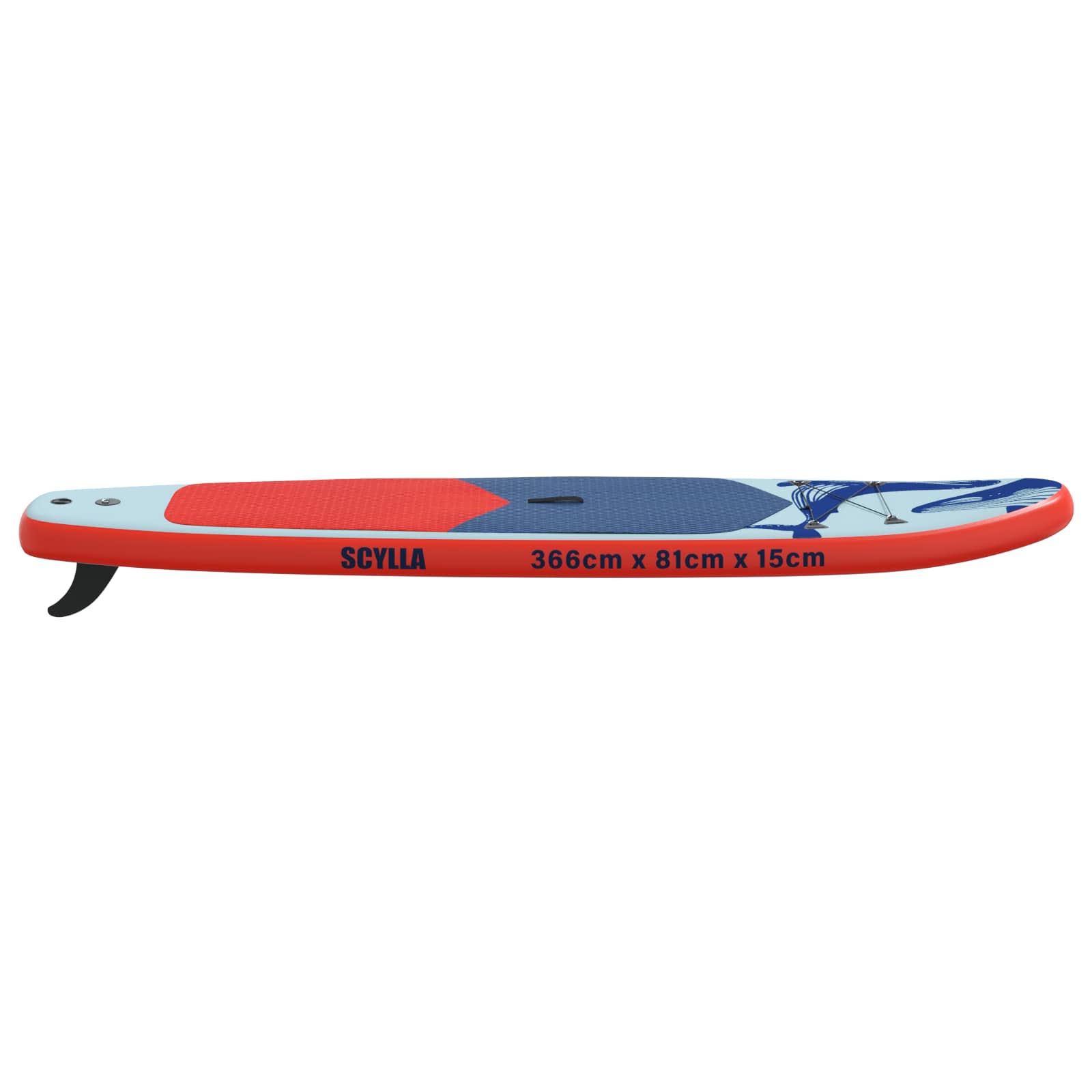 Opblaasbaar Stand Up Paddle Board SCYLLA 366 x 81 x 15 cm Blauw is nu te koop bij PeponiXL, paradijselijk wonen!
