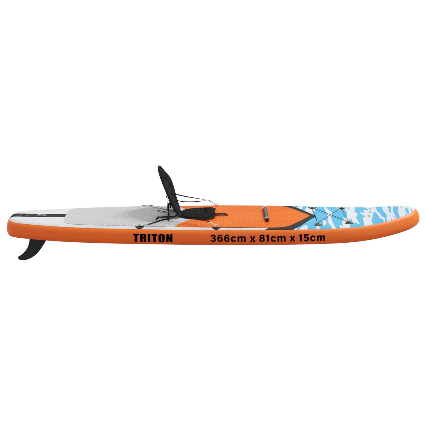 SUP Board met zitplaats 2-in-1 TRITON 366 x 81 x 15 cm Blauw is nu te koop bij PeponiXL, paradijselijk wonen!