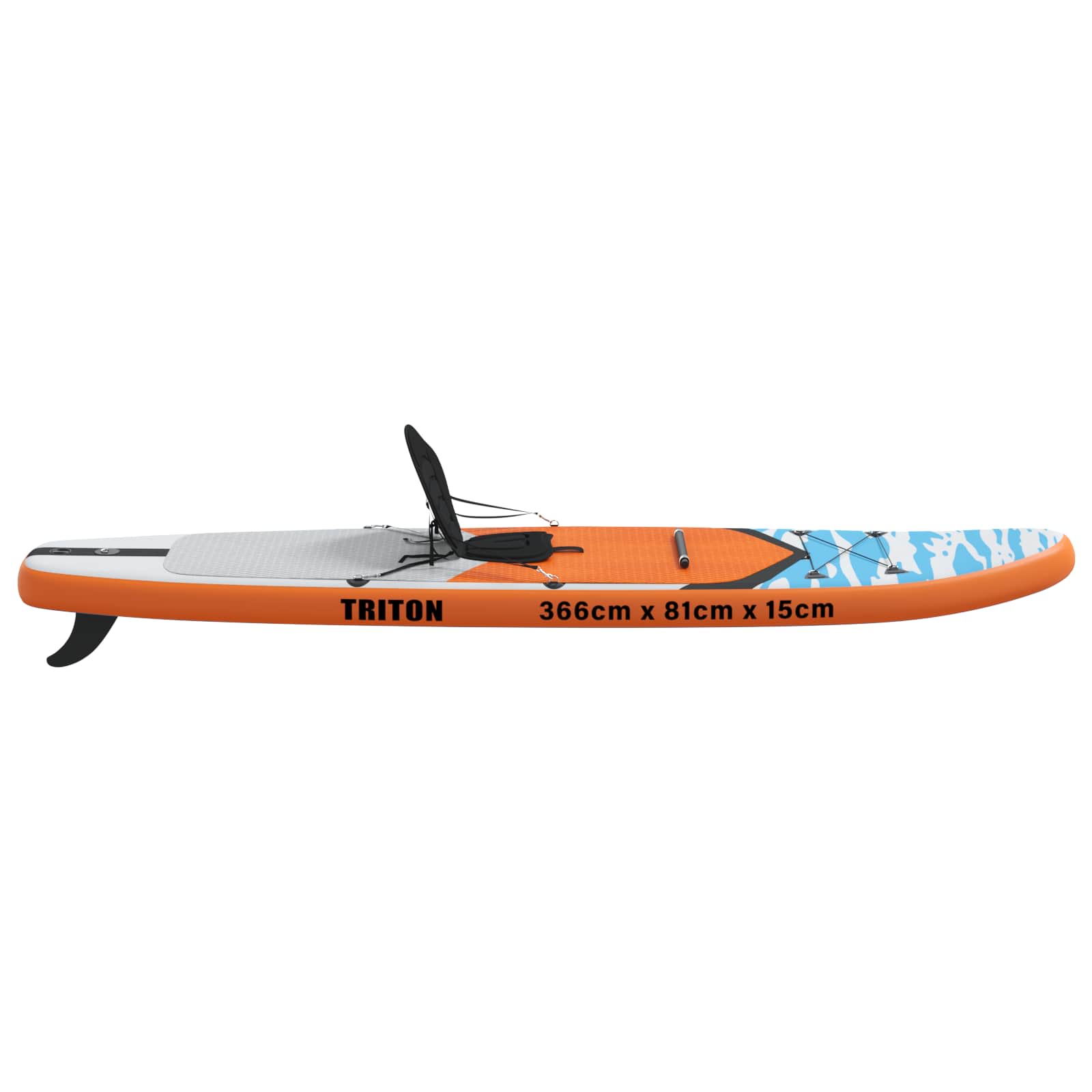 SUP Board met zitplaats 2-in-1 TRITON 366 x 81 x 15 cm Blauw is nu te koop bij PeponiXL, paradijselijk wonen!
