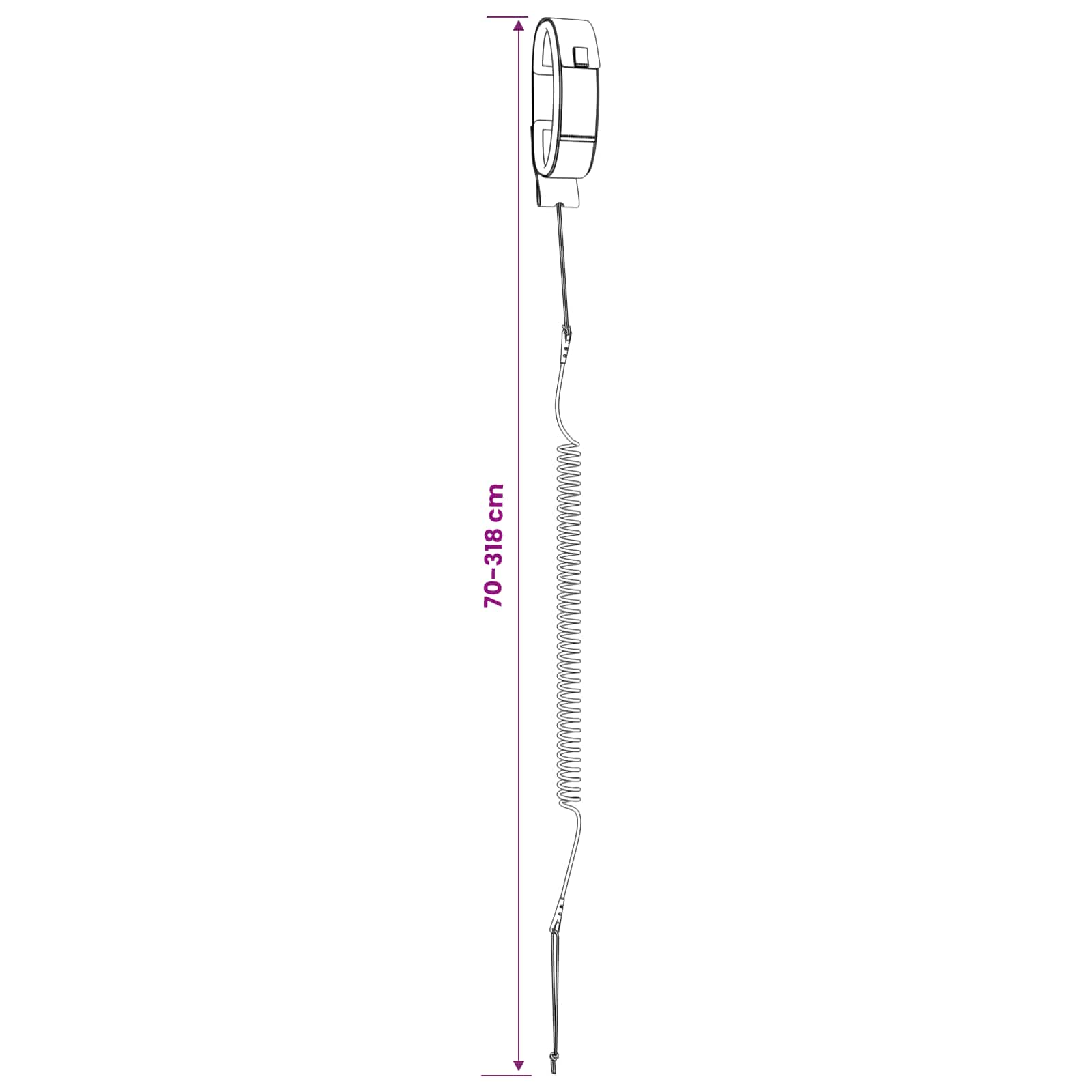 SUP Leash 318 cm is nu te koop bij PeponiXL, paradijselijk wonen!