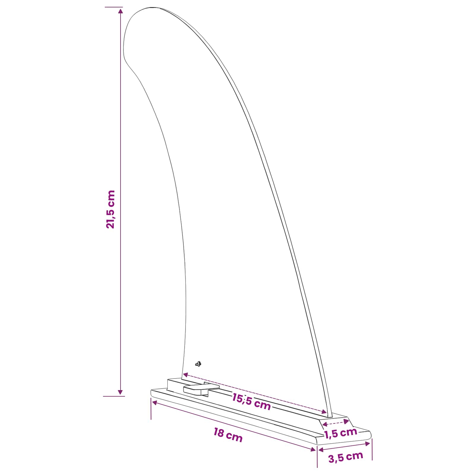SUP Vin 3,5 x 18 x 21,5 cm Nylon Zwart is nu te koop bij PeponiXL, paradijselijk wonen!