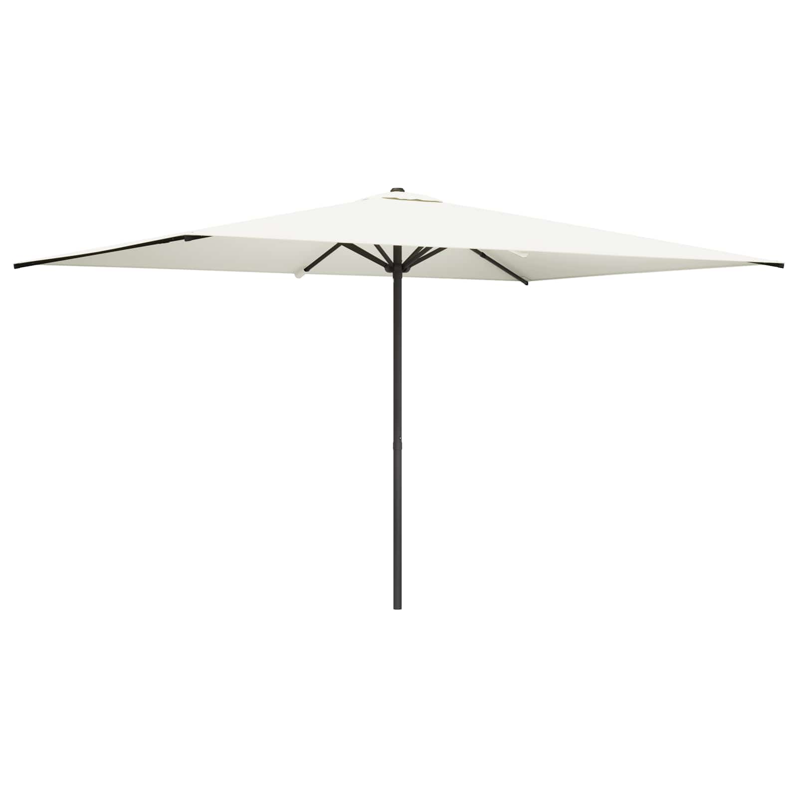 Tuinparasol 200 x 300 cm Polyester Rechthoekig Crèmekleurig is nu te koop bij PeponiXL, paradijselijk wonen!