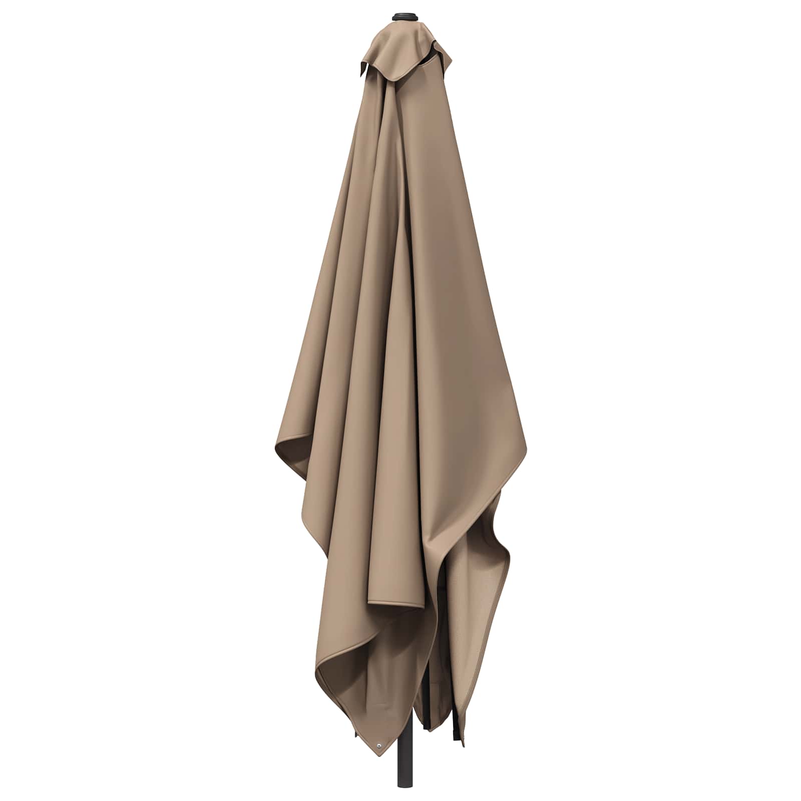 Tuinparasol 200 x 300 cm Polyester Rechthoekig Taupe is nu te koop bij PeponiXL, paradijselijk wonen!