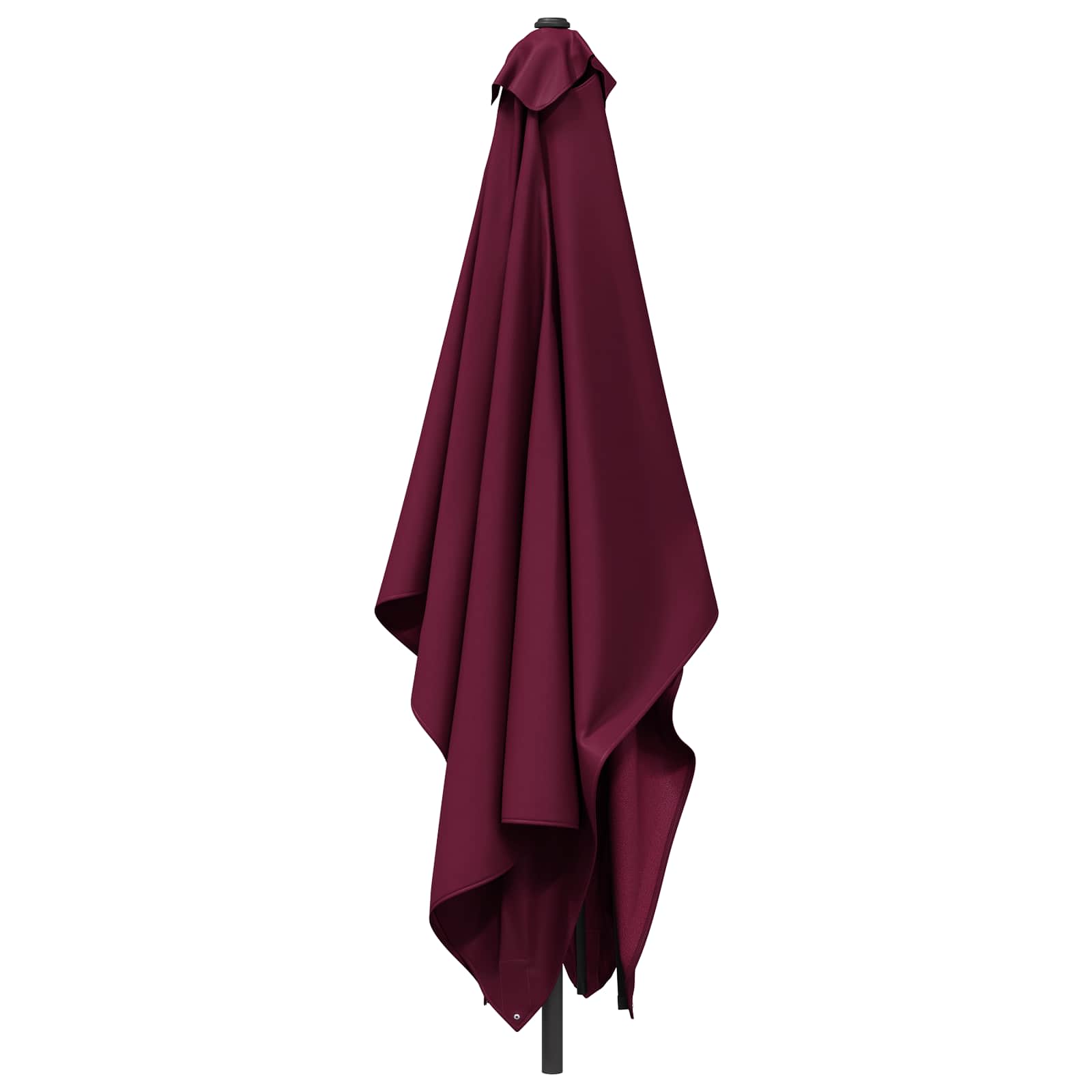 Tuinparasol 200 x 300 cm Polyester Rechthoekig Bordeaux Rood is nu te koop bij PeponiXL, paradijselijk wonen!