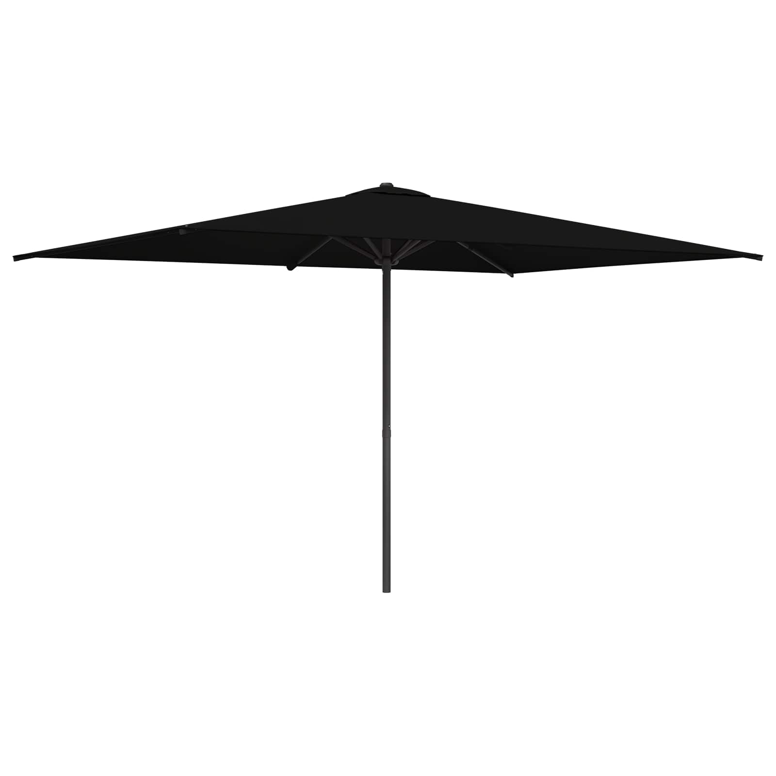 Tuinparasol 200 x 300 cm Polyester Rechthoekig Zwart is nu te koop bij PeponiXL, paradijselijk wonen!