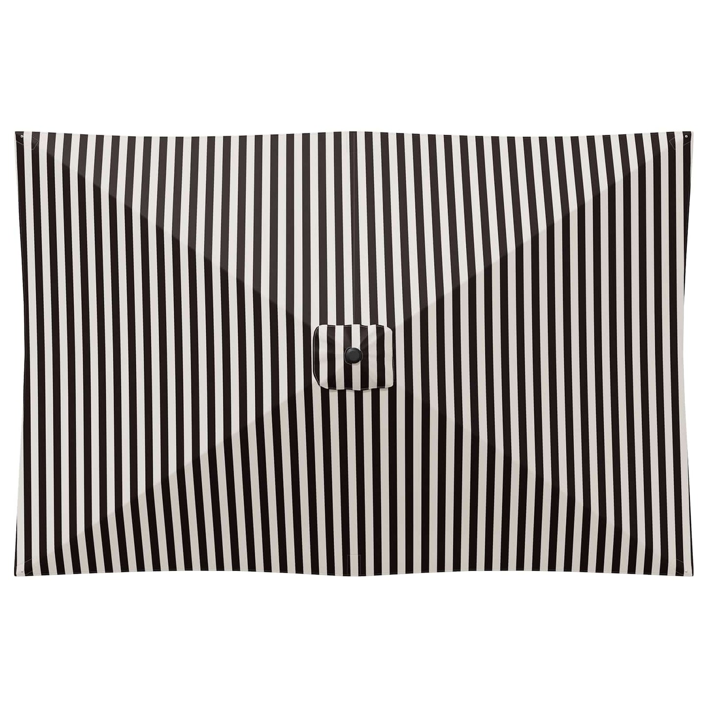 Tuinparasol 200 x 300 cm Polyester Rechthoekig Zwart en Wit is nu te koop bij PeponiXL, paradijselijk wonen!