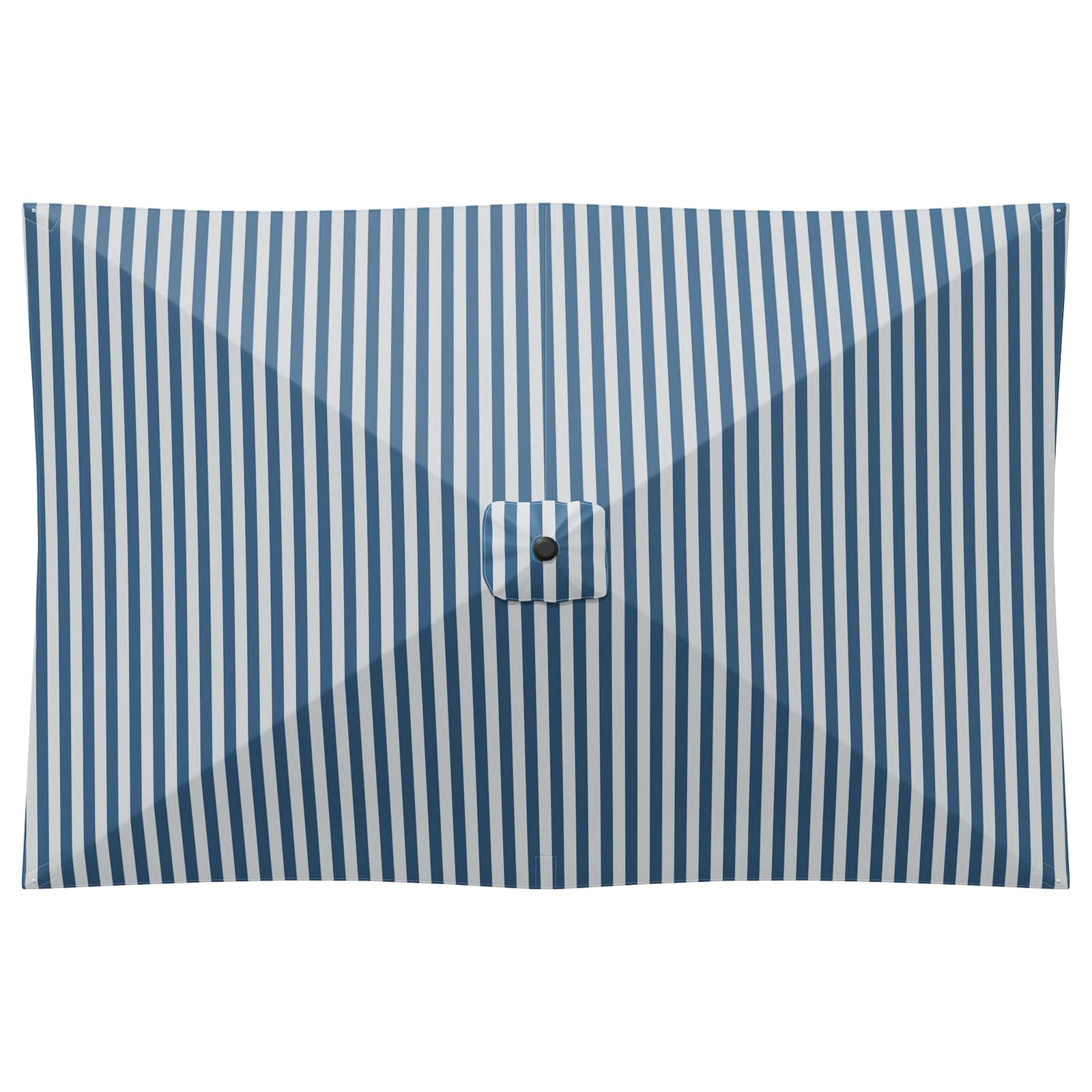 Tuinparasol 200 x 300 cm Polyester Rechthoekig Blauw en Wit is nu te koop bij PeponiXL, paradijselijk wonen!