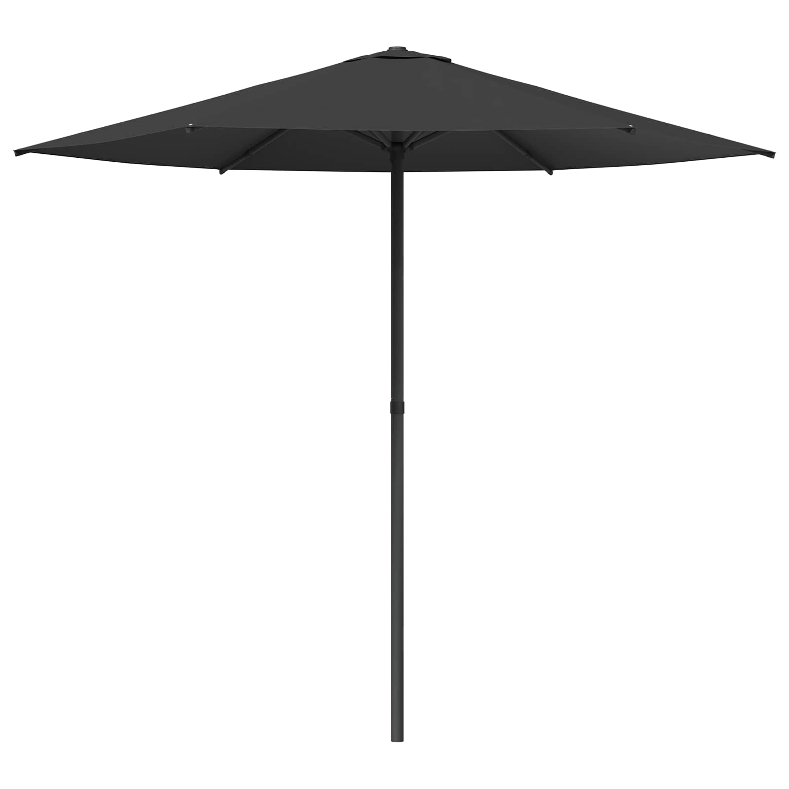 Tuinparasol 230 x 230 cm Polyester Rechthoekig Antracietkleurig is nu te koop bij PeponiXL, paradijselijk wonen!