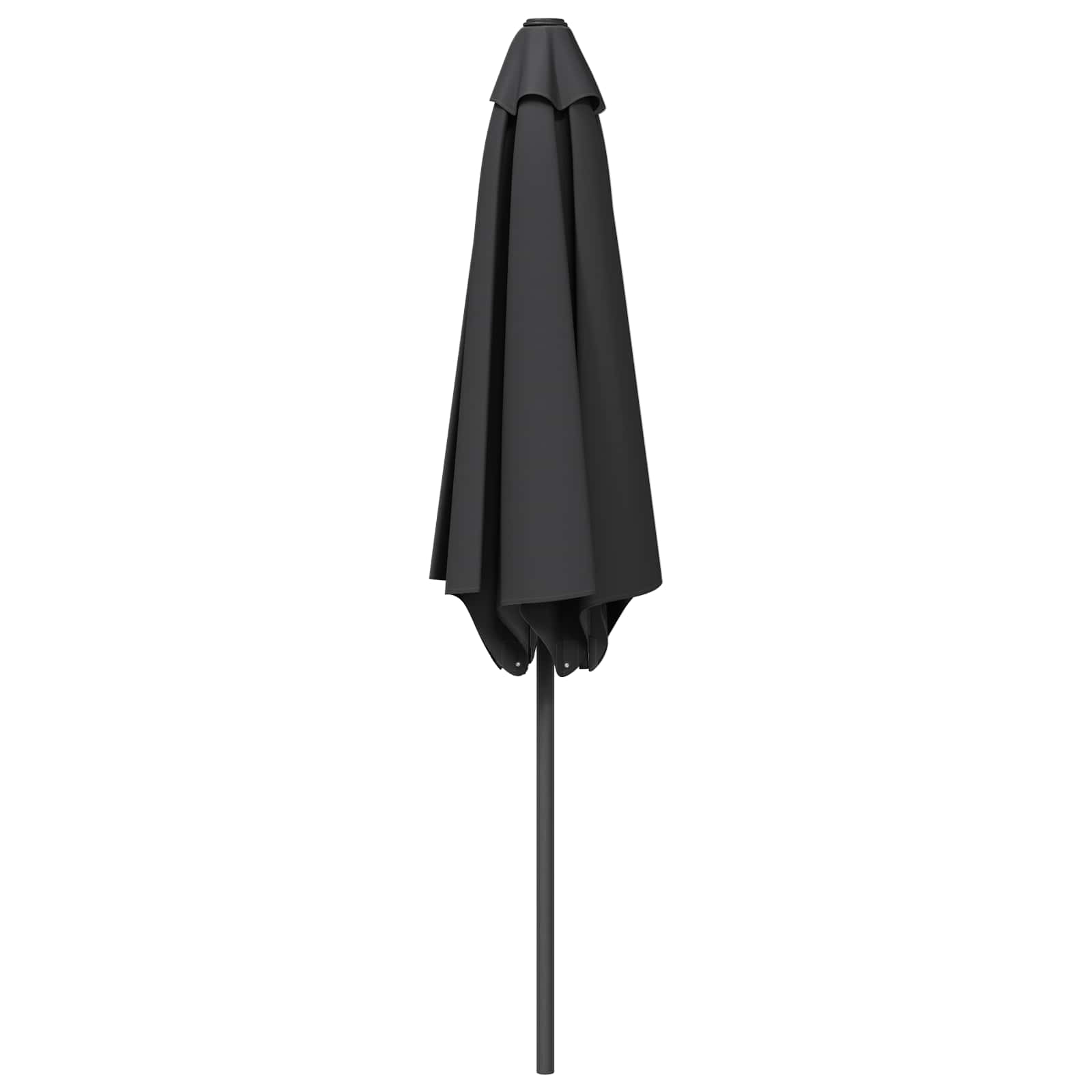 Tuinparasol 230 x 230 cm Polyester Rechthoekig Antracietkleurig is nu te koop bij PeponiXL, paradijselijk wonen!