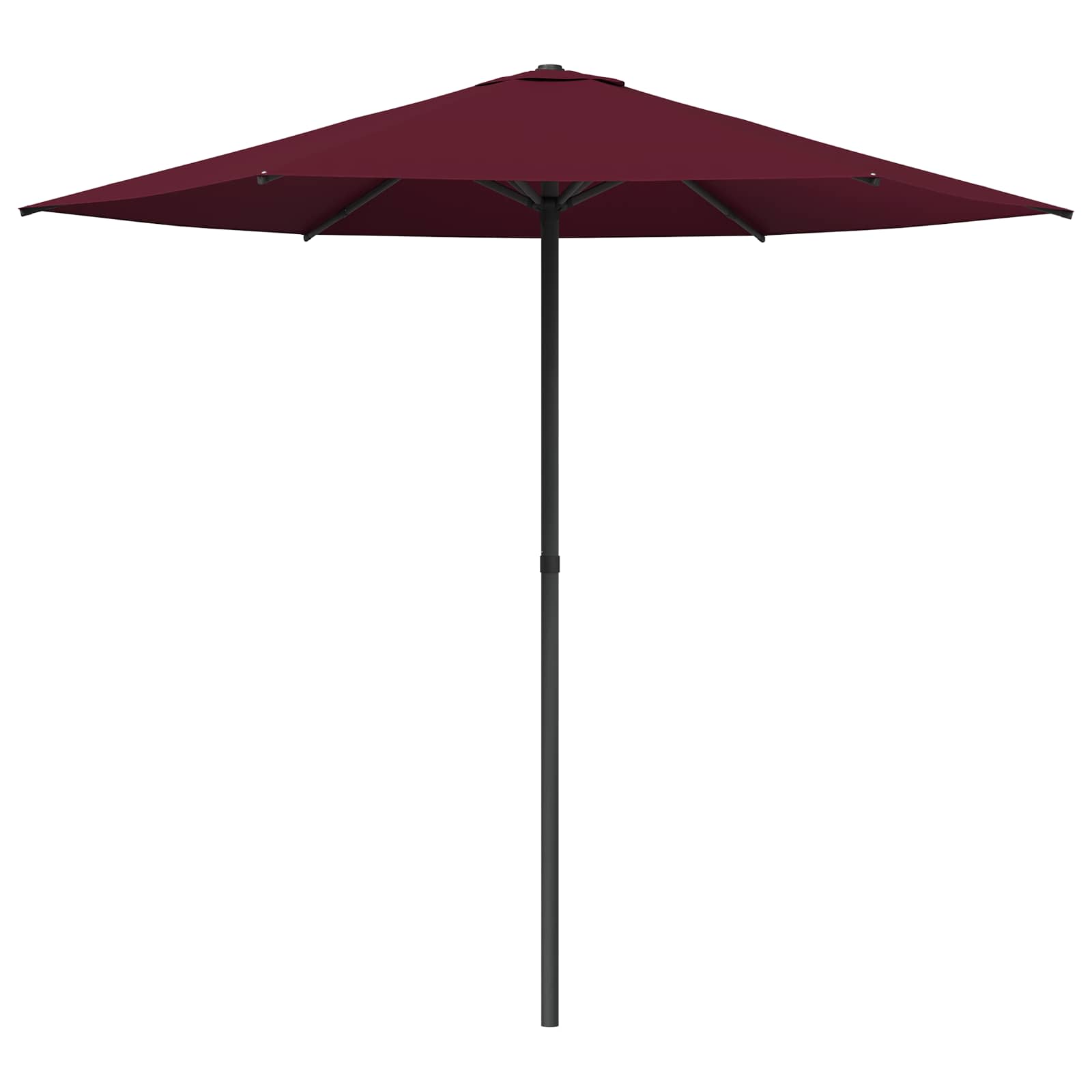 Tuinparasol 230 x 230 cm Polyester Rechthoekig Bordeaux Rood is nu te koop bij PeponiXL, paradijselijk wonen!