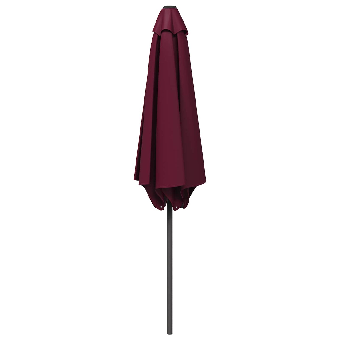 Tuinparasol 230 x 230 cm Polyester Rechthoekig Bordeaux Rood is nu te koop bij PeponiXL, paradijselijk wonen!