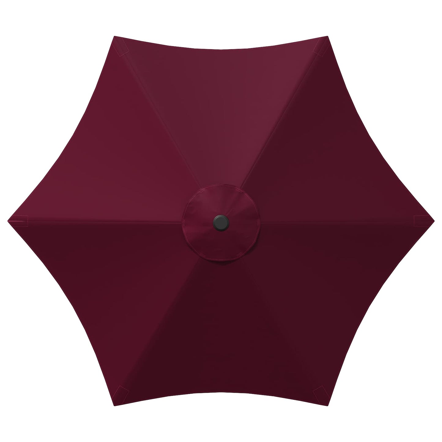 Tuinparasol 230 x 230 cm Polyester Rechthoekig Bordeaux Rood is nu te koop bij PeponiXL, paradijselijk wonen!