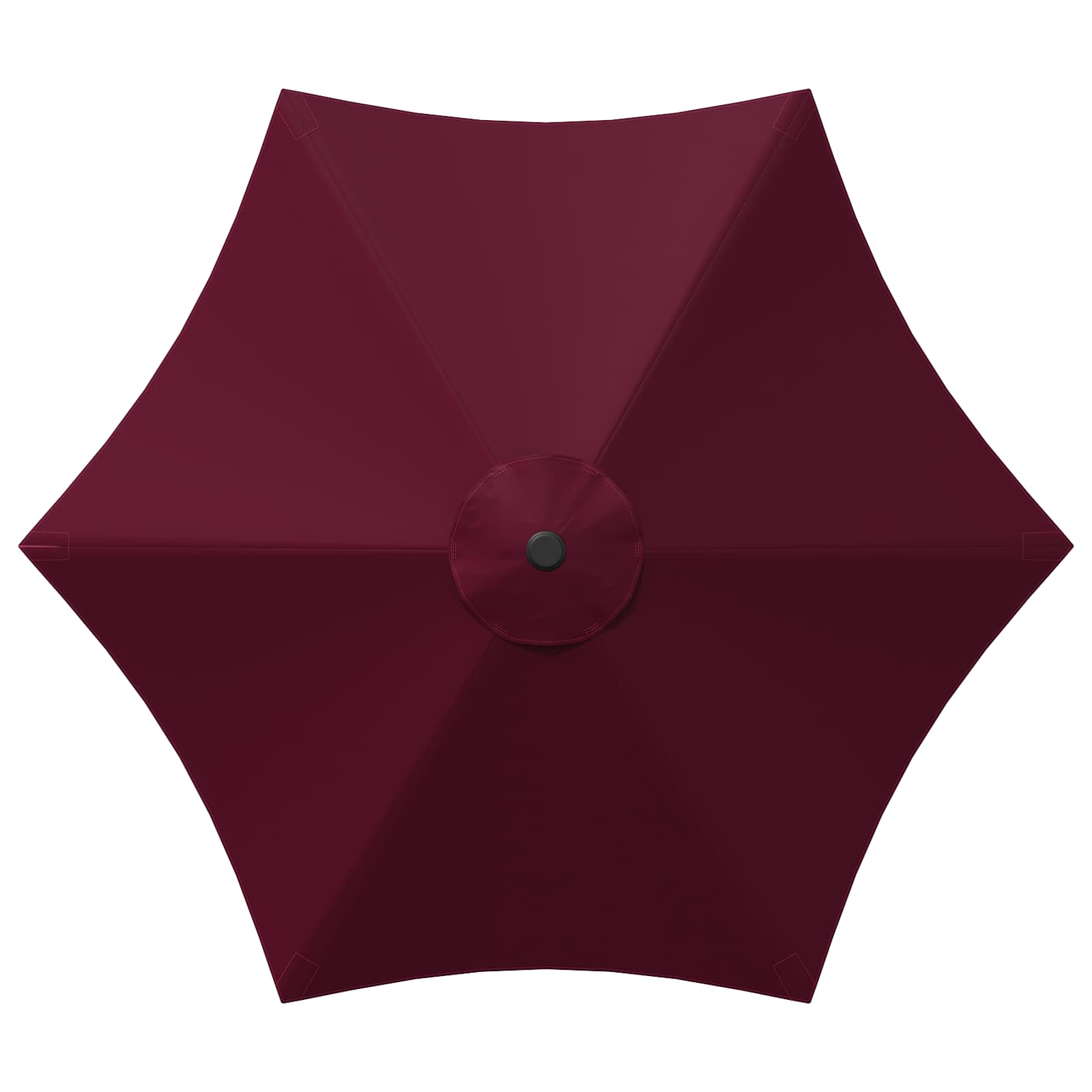 Tuinparasol 230 x 230 cm Polyester Rechthoekig Bordeaux Rood is nu te koop bij PeponiXL, paradijselijk wonen!