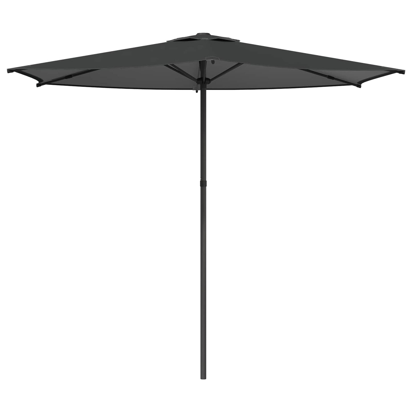 Tuinparasol 270 x 270 cm Polyester Rechthoekig Antracietkleurig is nu te koop bij PeponiXL, paradijselijk wonen!