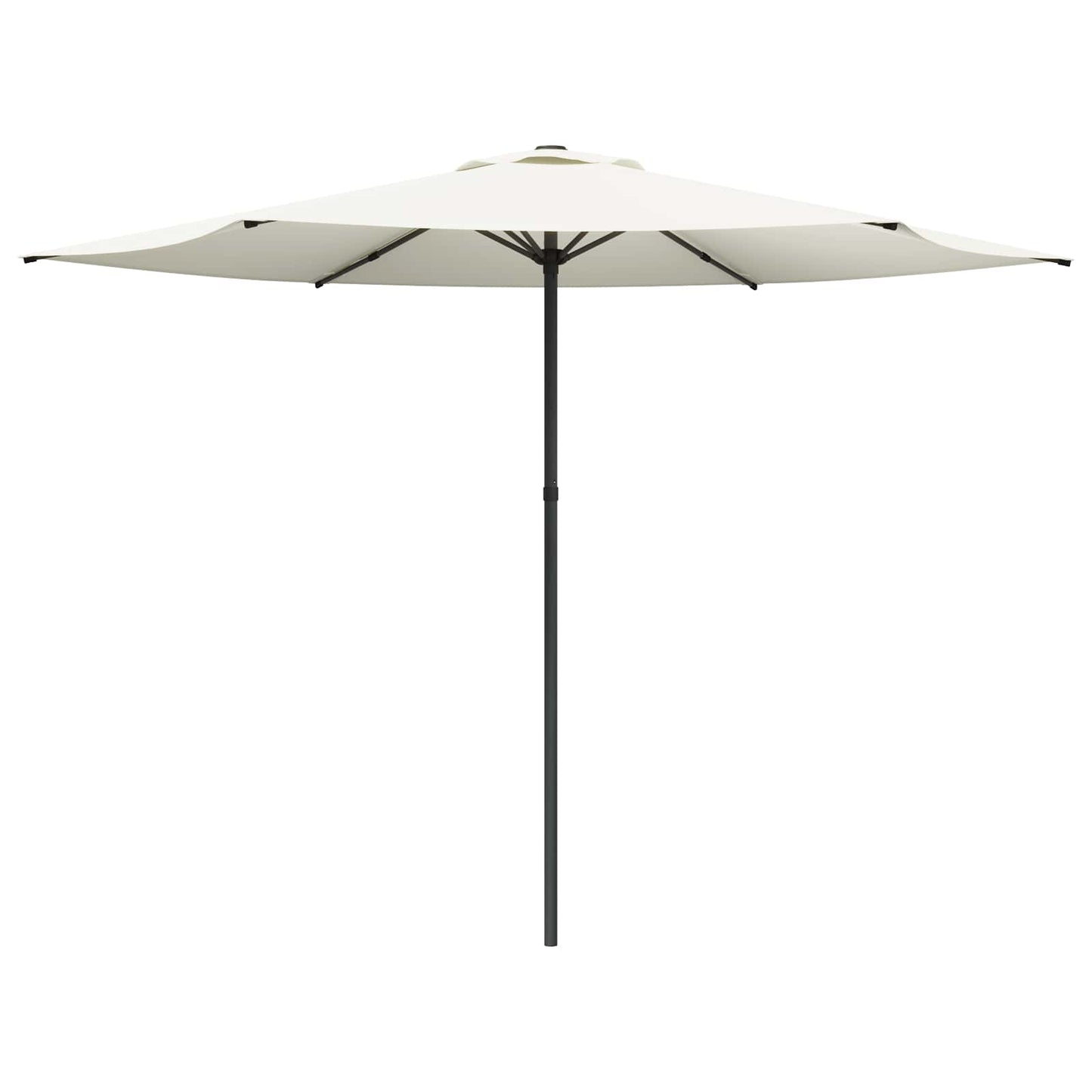 Tuinparasol 300 x 300 cm Polyester Rechthoekig Crèmekleurig is nu te koop bij PeponiXL, paradijselijk wonen!