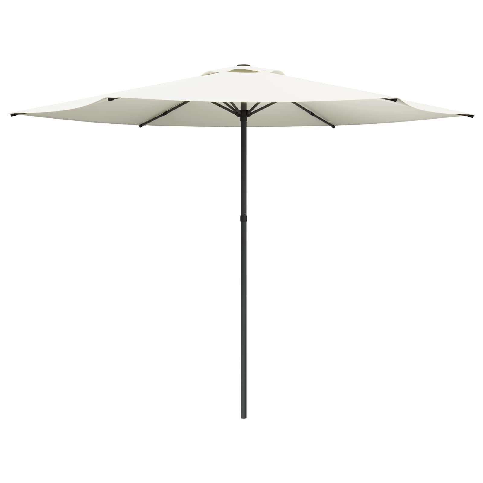 Tuinparasol 300 x 300 cm Polyester Rechthoekig Crèmekleurig is nu te koop bij PeponiXL, paradijselijk wonen!