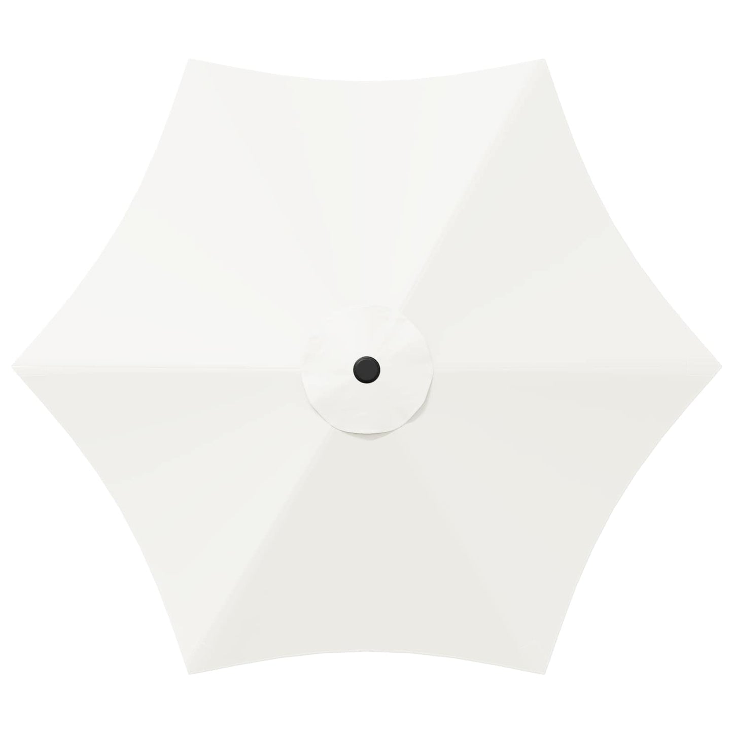 Tuinparasol 300 x 300 cm Polyester Rechthoekig Crèmekleurig is nu te koop bij PeponiXL, paradijselijk wonen!