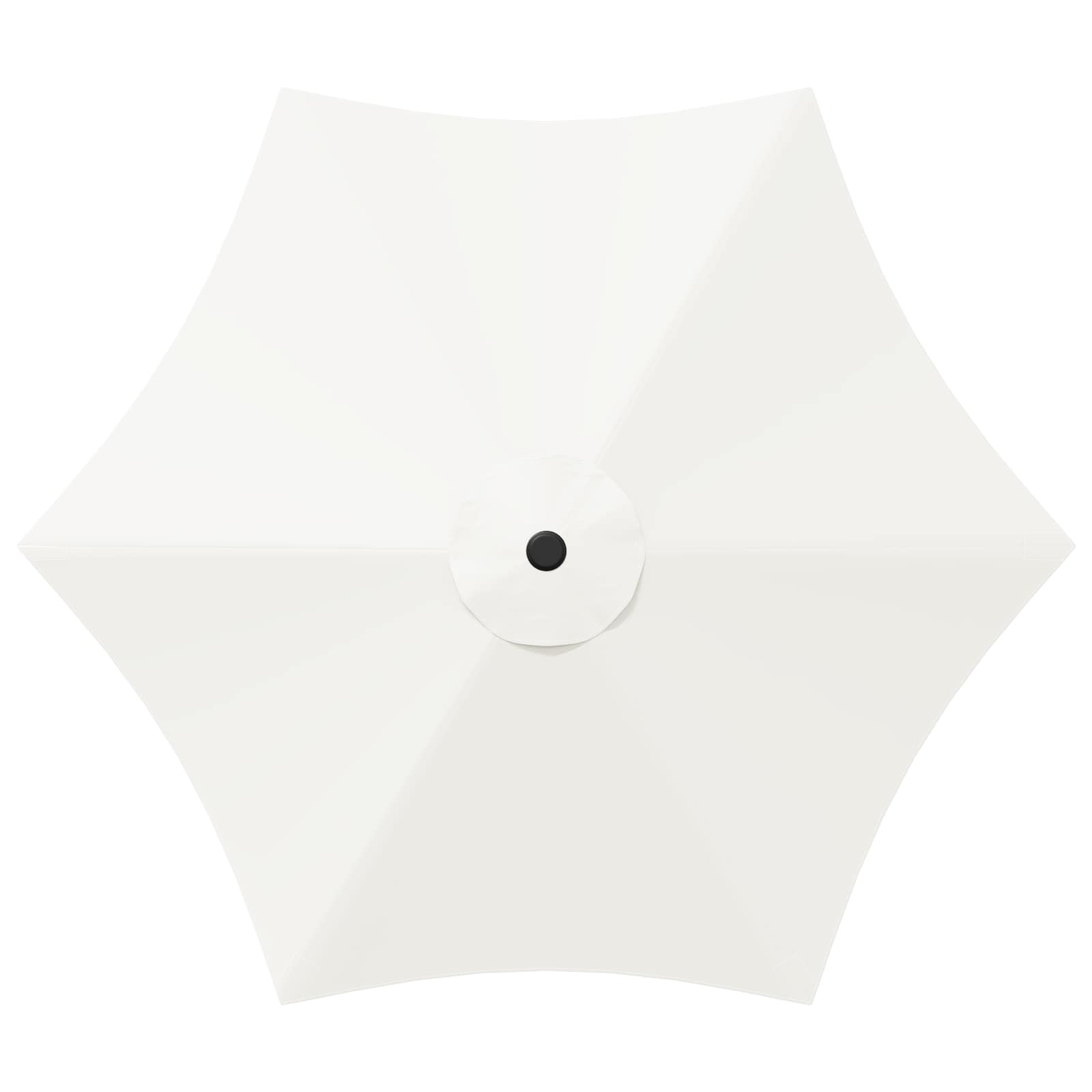 Tuinparasol 300 x 300 cm Polyester Rechthoekig Crèmekleurig is nu te koop bij PeponiXL, paradijselijk wonen!