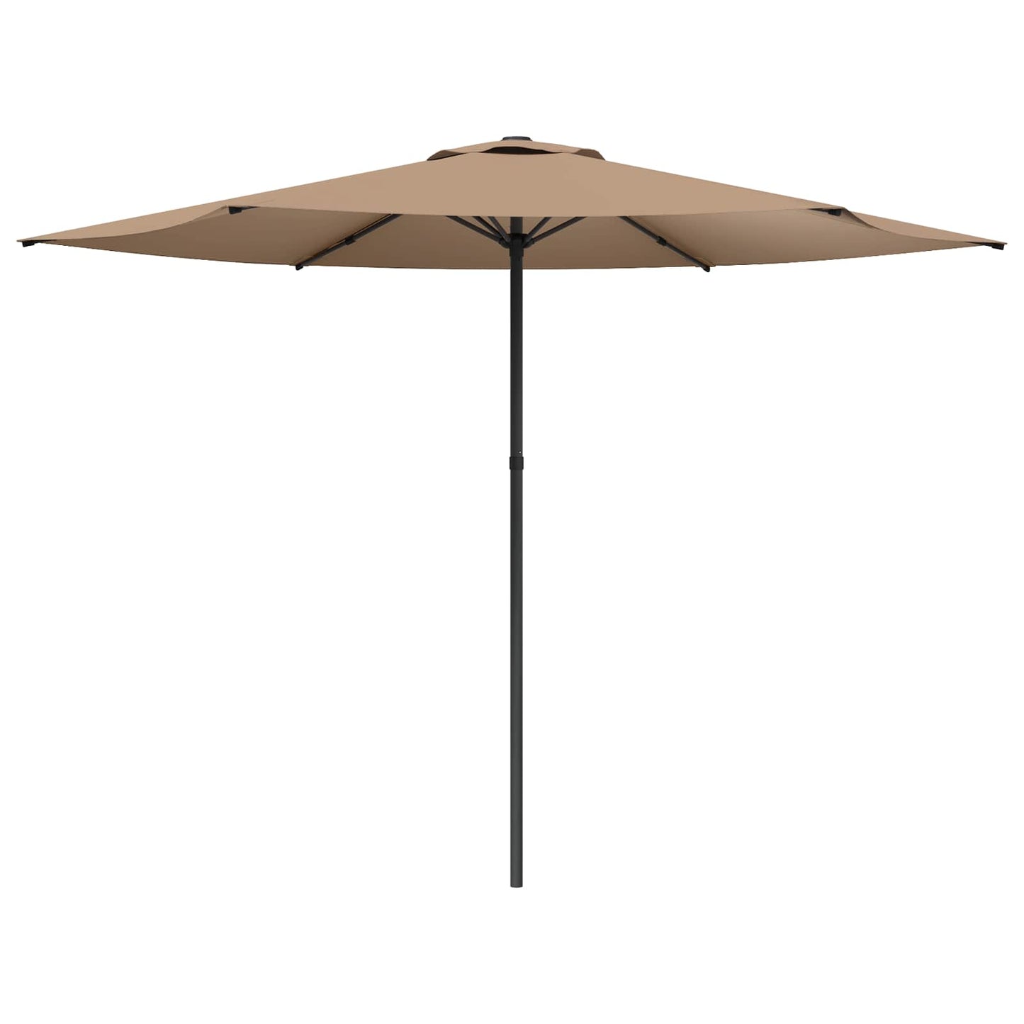 Tuinparasol 300 x 300 cm Polyester Rechthoekig Taupe is nu te koop bij PeponiXL, paradijselijk wonen!