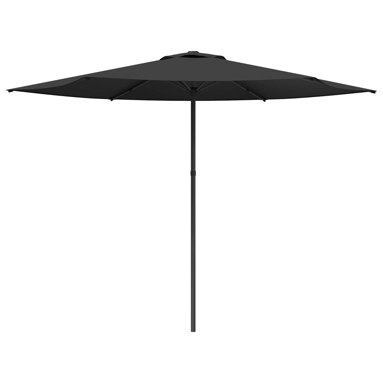 Tuinparasol 300 x 300 cm Polyester Rechthoekig Antracietkleurig is nu te koop bij PeponiXL, paradijselijk wonen!