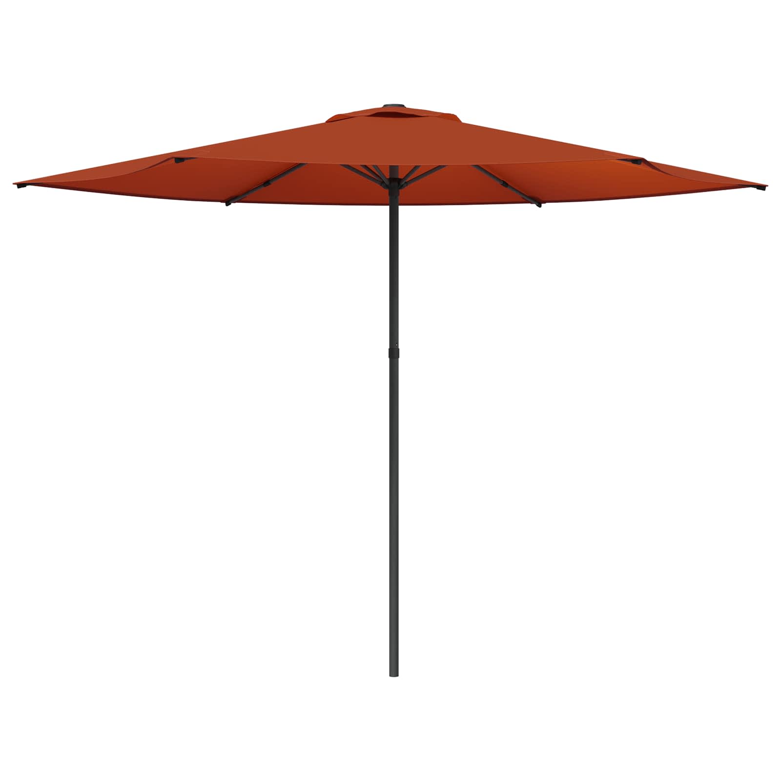 Tuinparasol 300 x 300 cm Polyester Rechthoekig Terracotta is nu te koop bij PeponiXL, paradijselijk wonen!