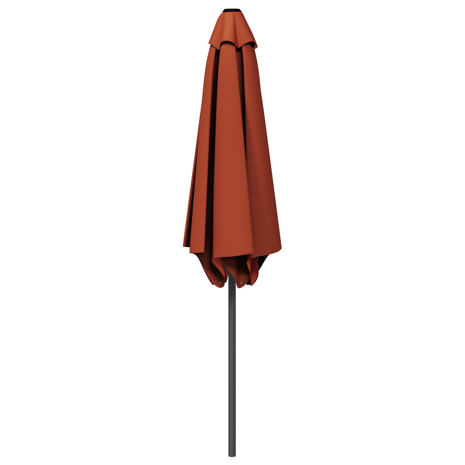 Tuinparasol 300 x 300 cm Polyester Rechthoekig Terracotta is nu te koop bij PeponiXL, paradijselijk wonen!