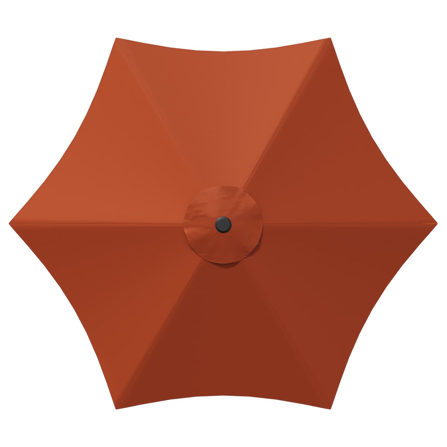 Tuinparasol 300 x 300 cm Polyester Rechthoekig Terracotta is nu te koop bij PeponiXL, paradijselijk wonen!