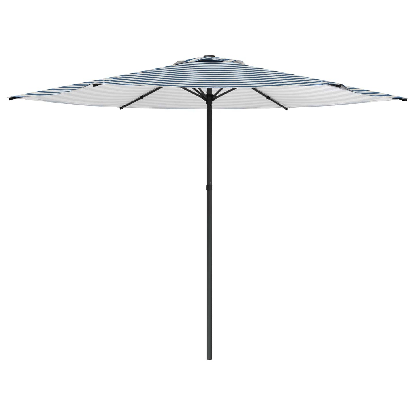 Tuinparasol 300 x 300 cm Polyester Rechthoekig Blauw en Wit is nu te koop bij PeponiXL, paradijselijk wonen!