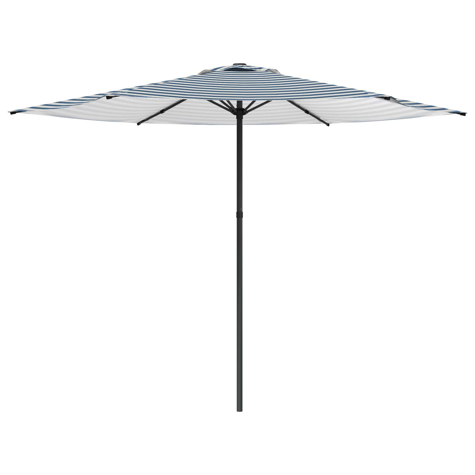 Tuinparasol 300 x 300 cm Polyester Rechthoekig Blauw en Wit is nu te koop bij PeponiXL, paradijselijk wonen!