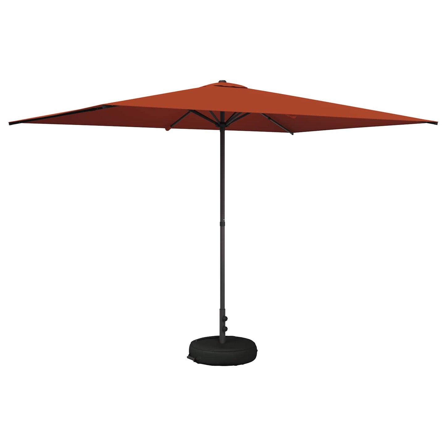 Tuinparasol met Basis 200 x 300 cm Polyester Rechthoekig is nu te koop bij PeponiXL, paradijselijk wonen!
