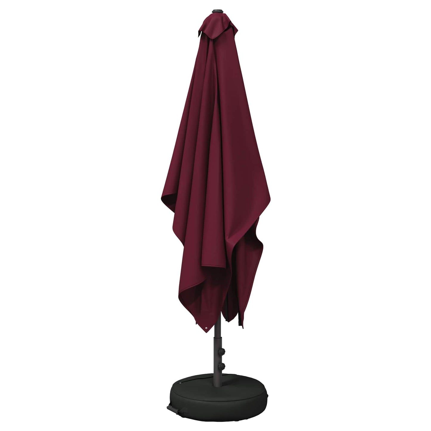 Tuinparasol met Basis 200 x 300 cm Polyester Rechthoekig is nu te koop bij PeponiXL, paradijselijk wonen!
