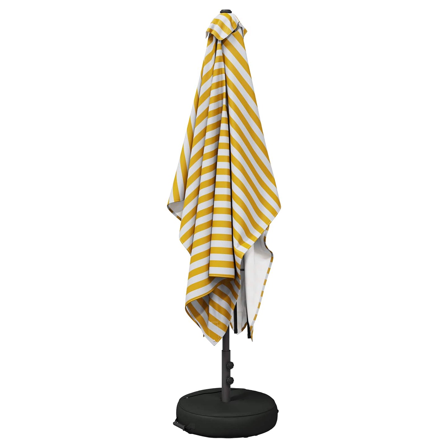 Tuinparasol met Basis 200 x 300 cm Polyester Rechthoekig is nu te koop bij PeponiXL, paradijselijk wonen!