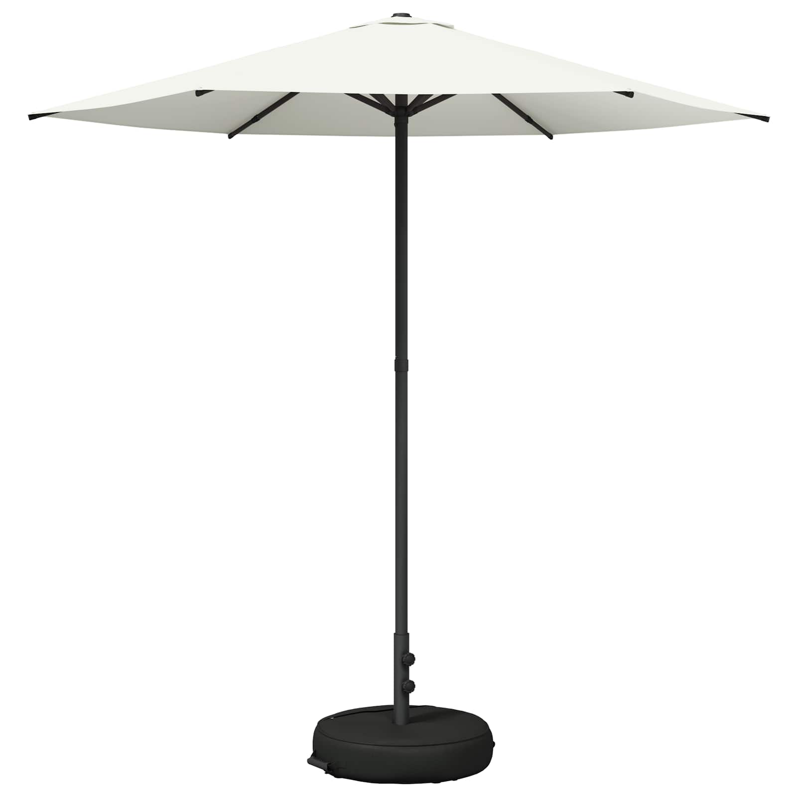 Tuinparasol met Basis 230 x 230 cm Polyester Rechthoekig is nu te koop bij PeponiXL, paradijselijk wonen!