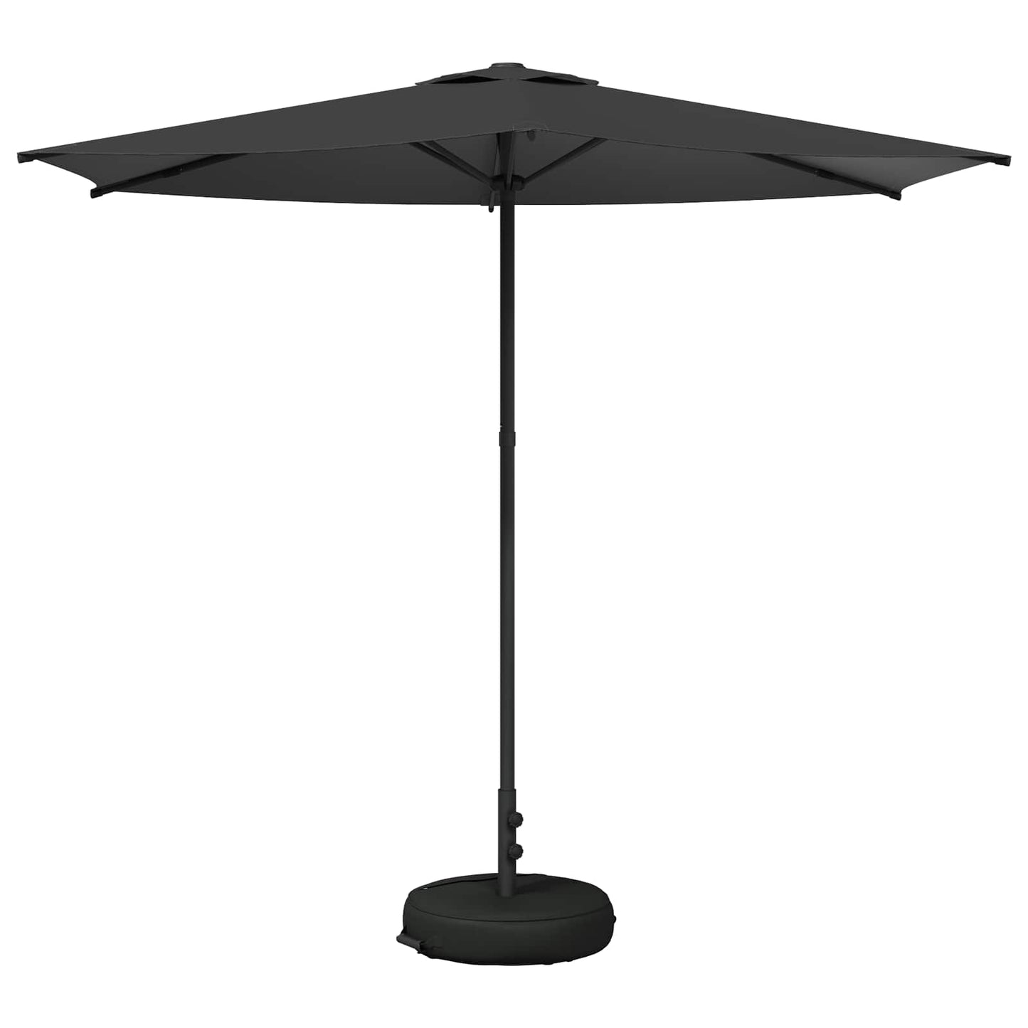 Tuinparasol met Basis 270 x 270 cm Polyester Rechthoekig is nu te koop bij PeponiXL, paradijselijk wonen!
