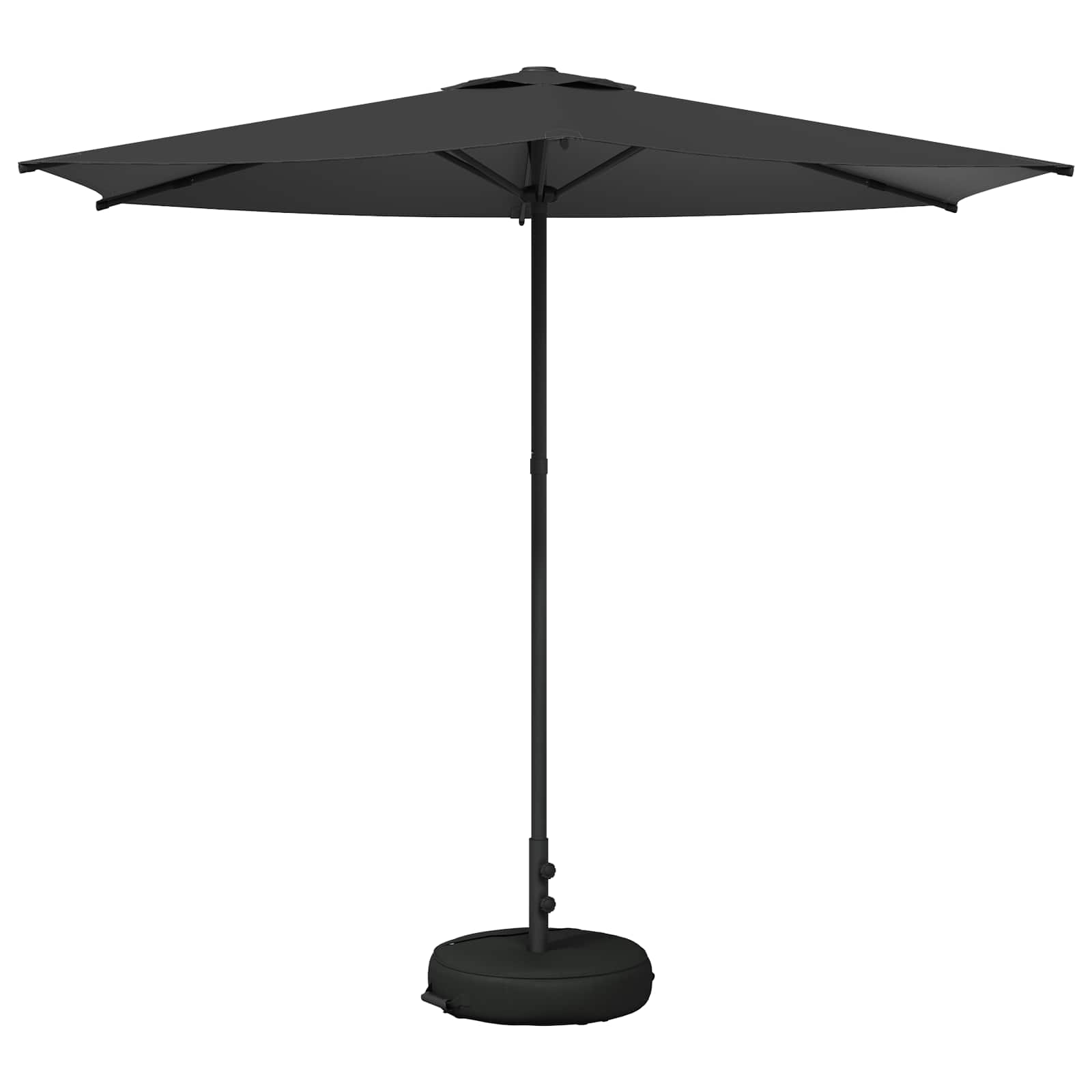 Tuinparasol met Basis 270 x 270 cm Polyester Rechthoekig is nu te koop bij PeponiXL, paradijselijk wonen!