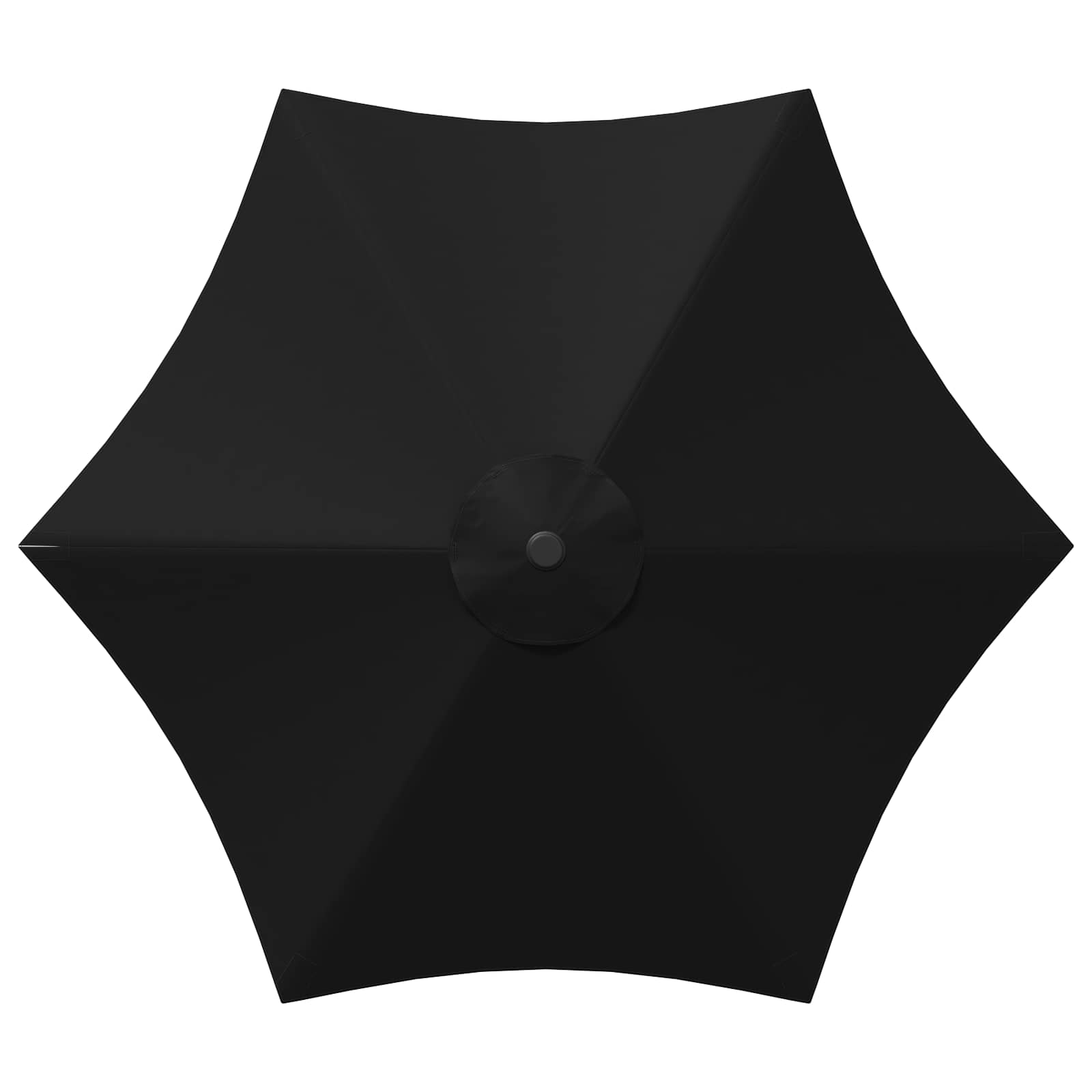 Tuinparasol met Basis 270 x 270 cm Polyester Rechthoekig Zwart is nu te koop bij PeponiXL, paradijselijk wonen!