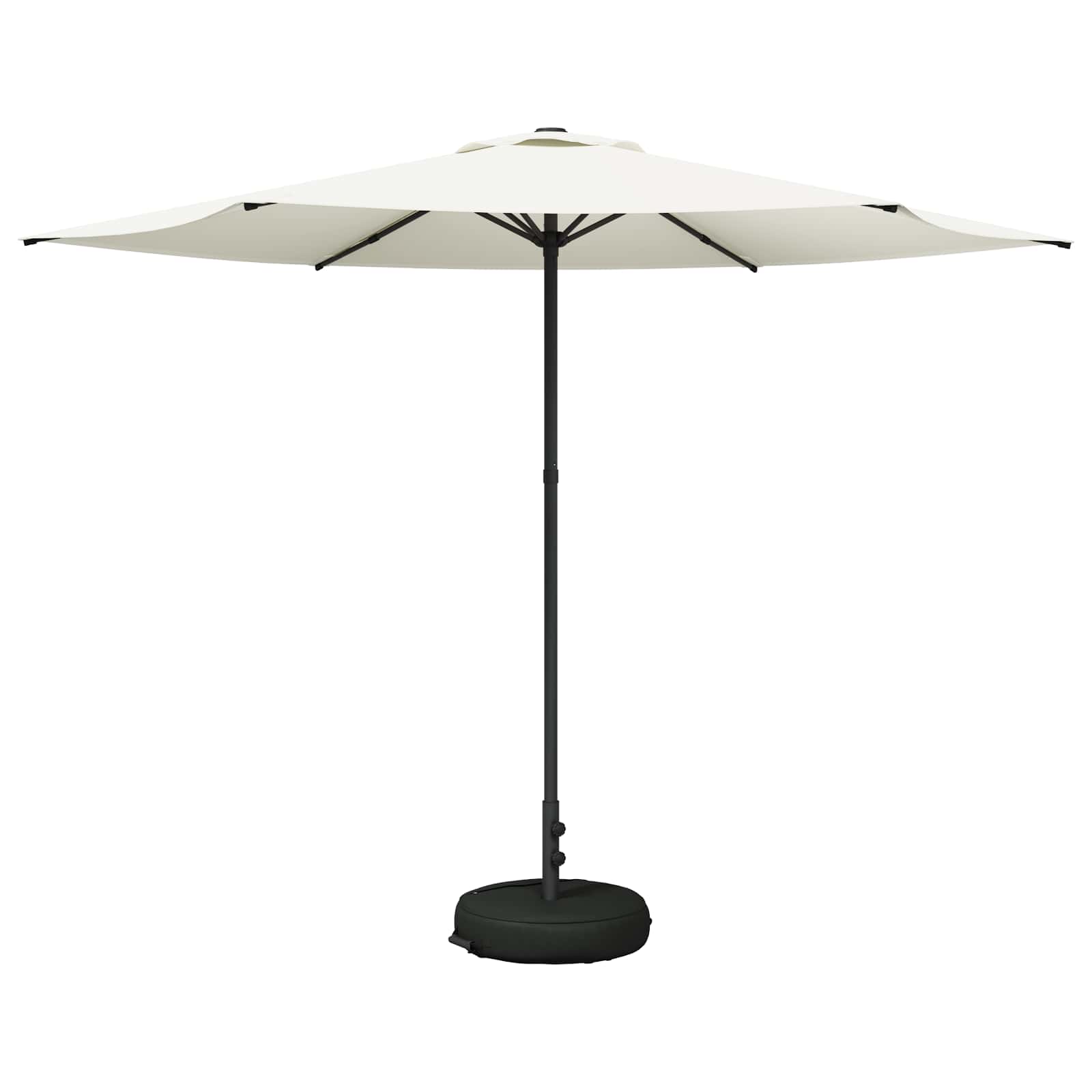Tuinparasol met Basis 300 x 300 cm Polyester Rechthoekig is nu te koop bij PeponiXL, paradijselijk wonen!