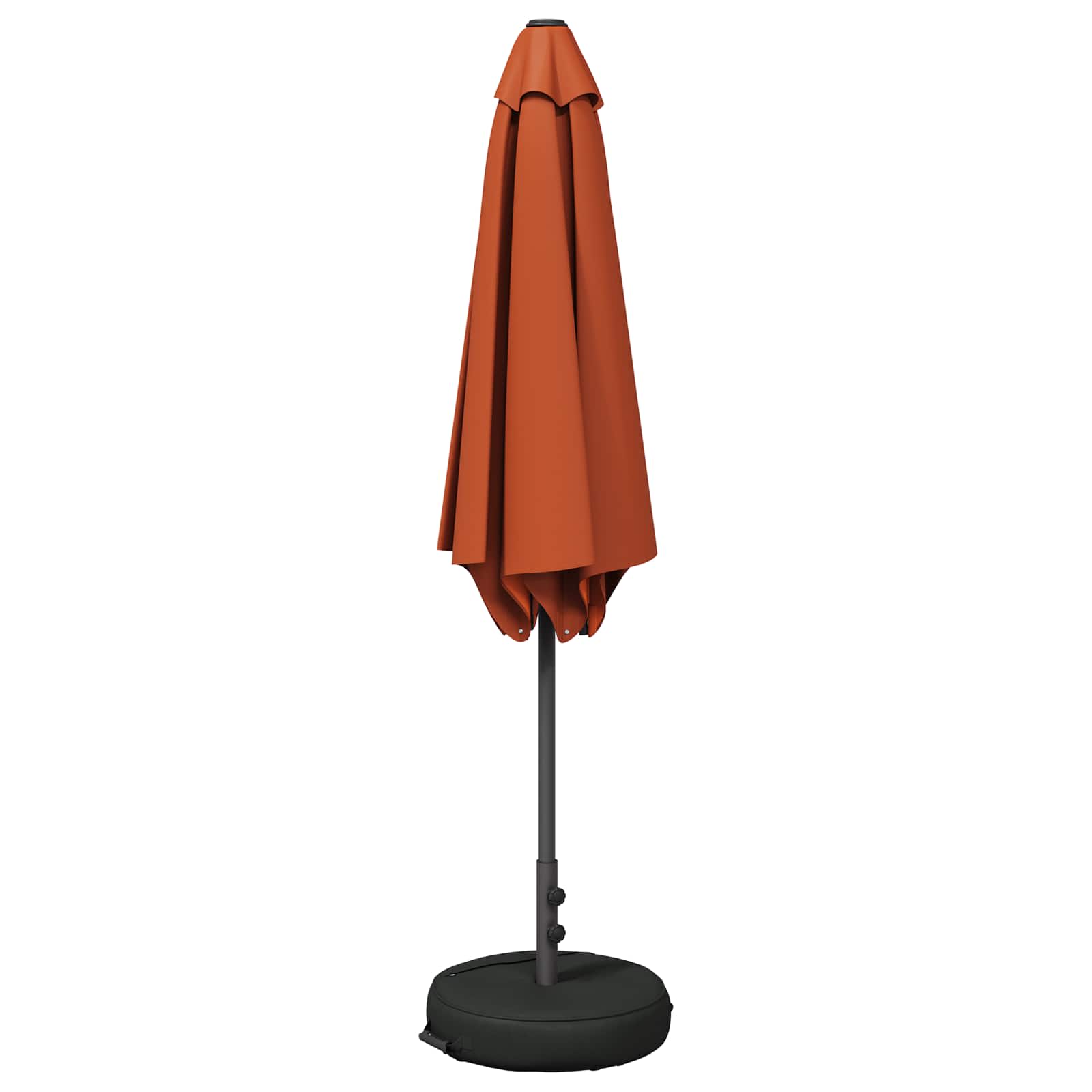 Tuinparasol met Basis 300 x 300 cm Polyester Rechthoekig is nu te koop bij PeponiXL, paradijselijk wonen!