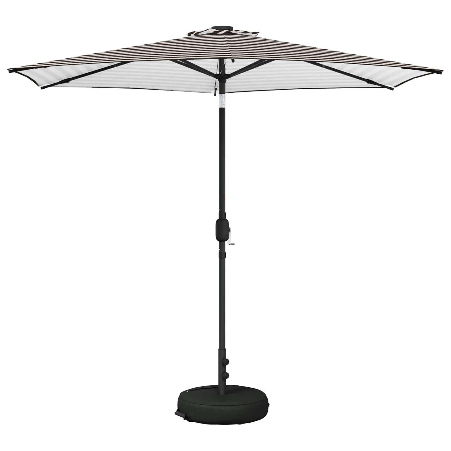 Tuinparasol met LED-lampen en voet 270 x 270 cm Polyester is nu te koop bij PeponiXL, paradijselijk wonen!