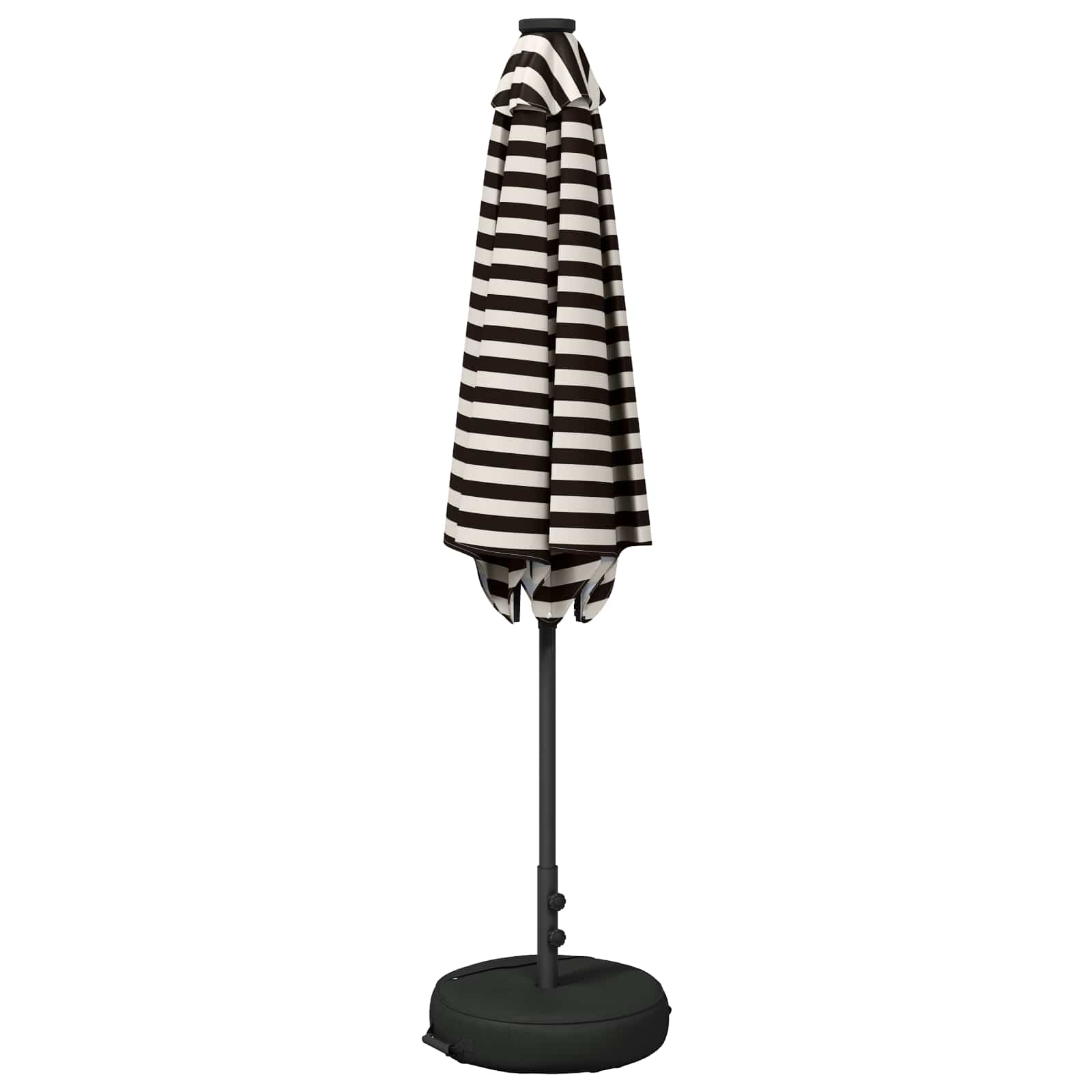 Tuinparasol met LED-lampen en voet 270 x 270 cm Polyester is nu te koop bij PeponiXL, paradijselijk wonen!