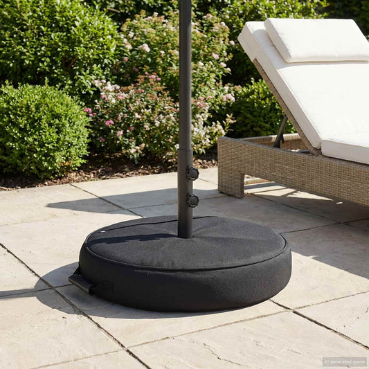 Patio Parasolvoet 60 x 60 cm Staal Zwart is nu te koop bij PeponiXL, paradijselijk wonen!