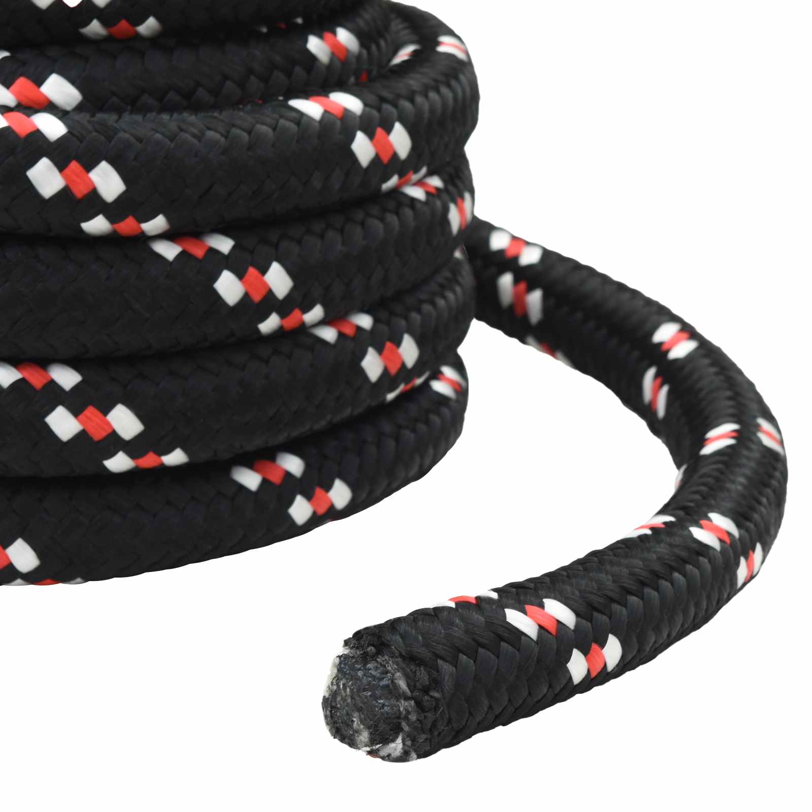 Boottouw 6 mm 5 m Zwart en Rood is nu te koop bij PeponiXL, paradijselijk wonen!