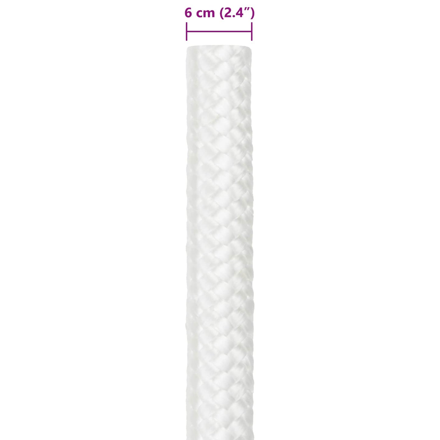 Boottouw 6 mm 5 m Wit is nu te koop bij PeponiXL, paradijselijk wonen!