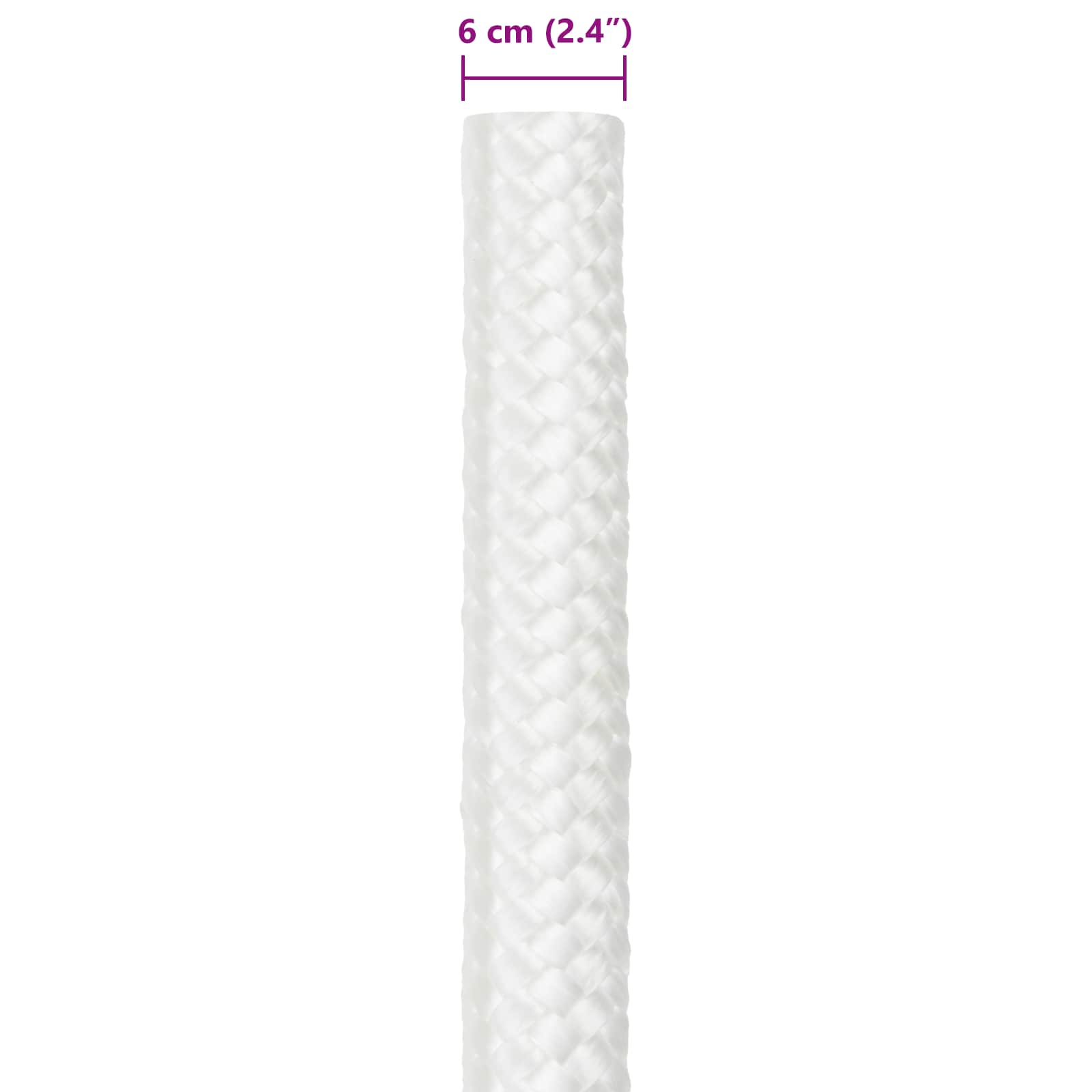 Boottouw 6 mm 5 m Wit is nu te koop bij PeponiXL, paradijselijk wonen!